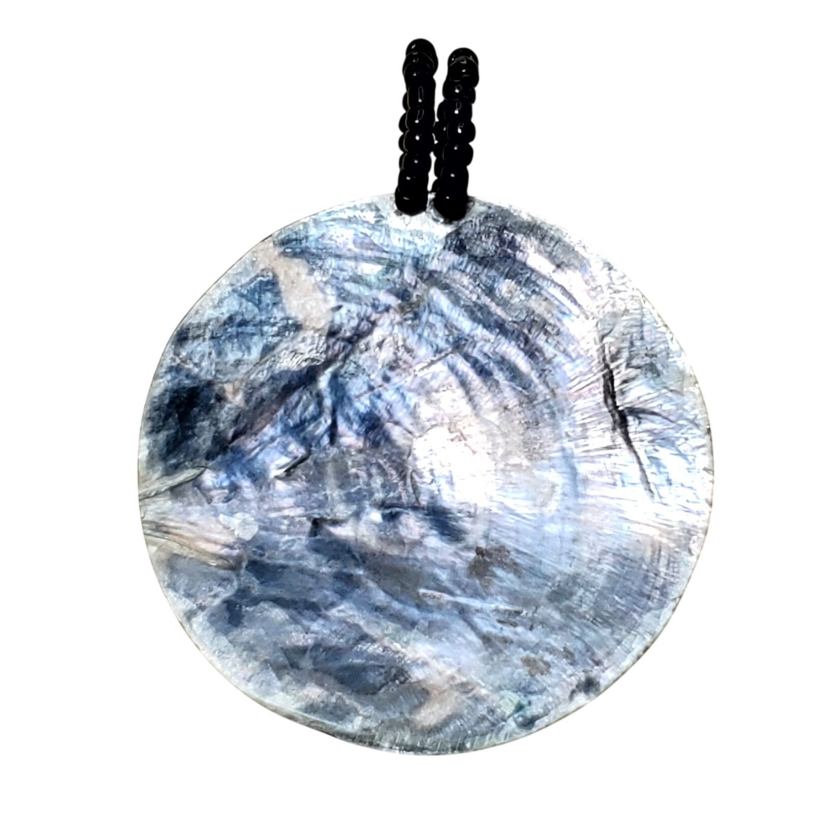 Other Hand Painted Abalone Shell Large Pendant 2.5" Size ONE SIZE - 4 Thumbnail