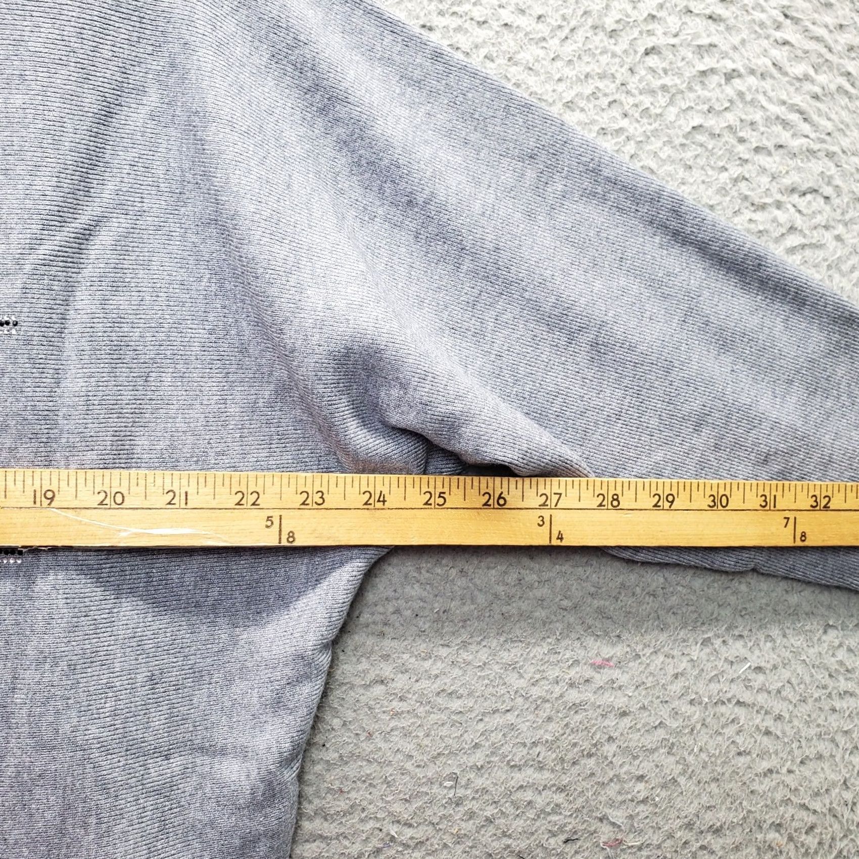 Vintage Vila Milano Marsh Sweater Women L Gray Beaded Long Sleeve Crew Neck Pullover Size L / US 10 / IT 46 - 4 Thumbnail