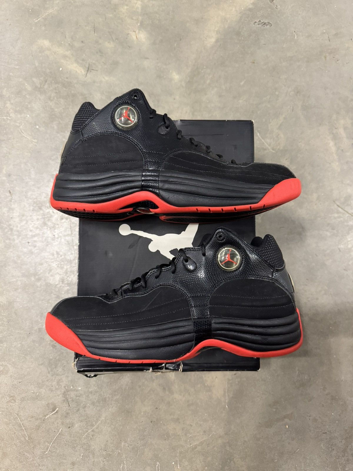 Jordan Brand Jordan Jumpman Team 1 Black Infrared 2014 Size 12 Size US 12 / EU 45 - 2 Thumbnail