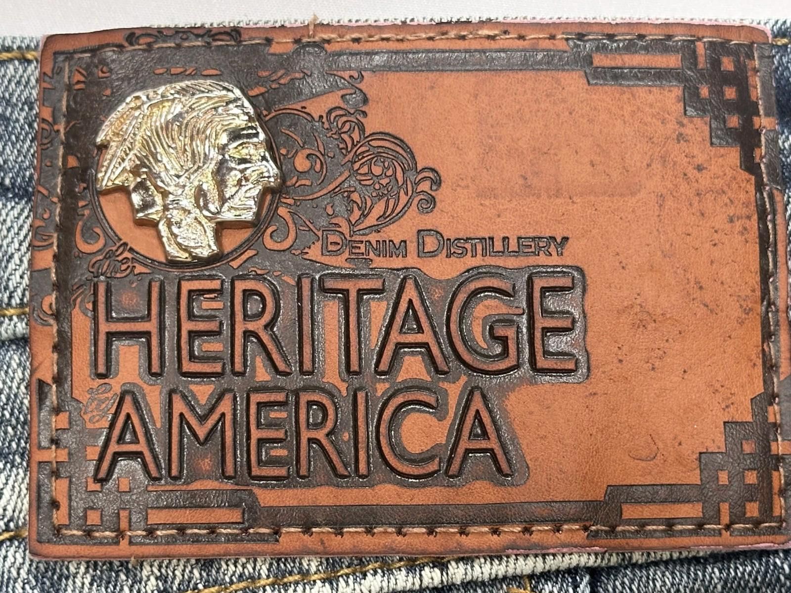 Other Heritage America Distressed Denim Jeans Blue Men 38/34 Size US 38 / EU 54 - 6 Thumbnail