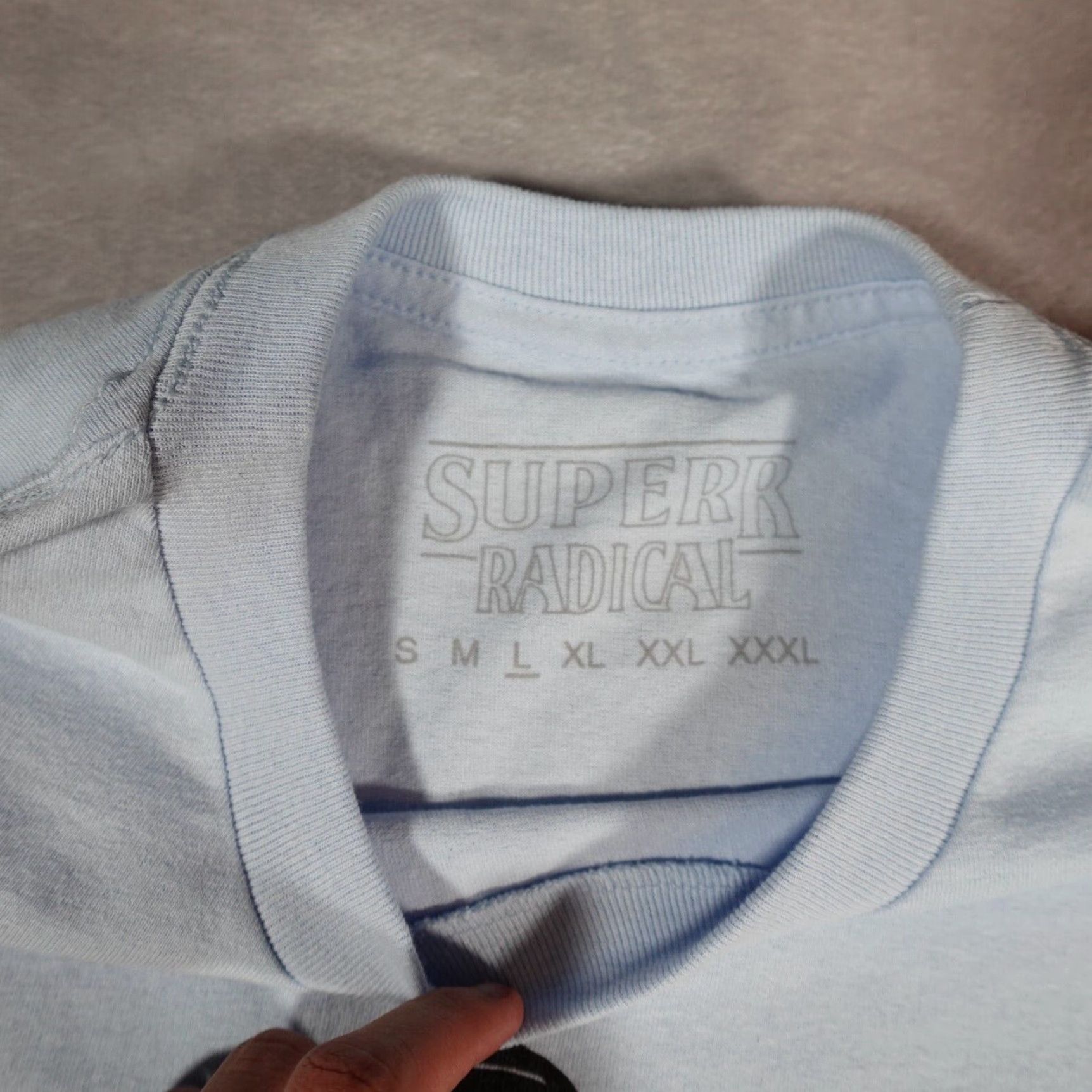 Vintage Superrradical Post Malone White Iverson Logo T-Shirt Mens L Graphic Music Blue Size US L / EU 52-54 / 3 - 3 Thumbnail