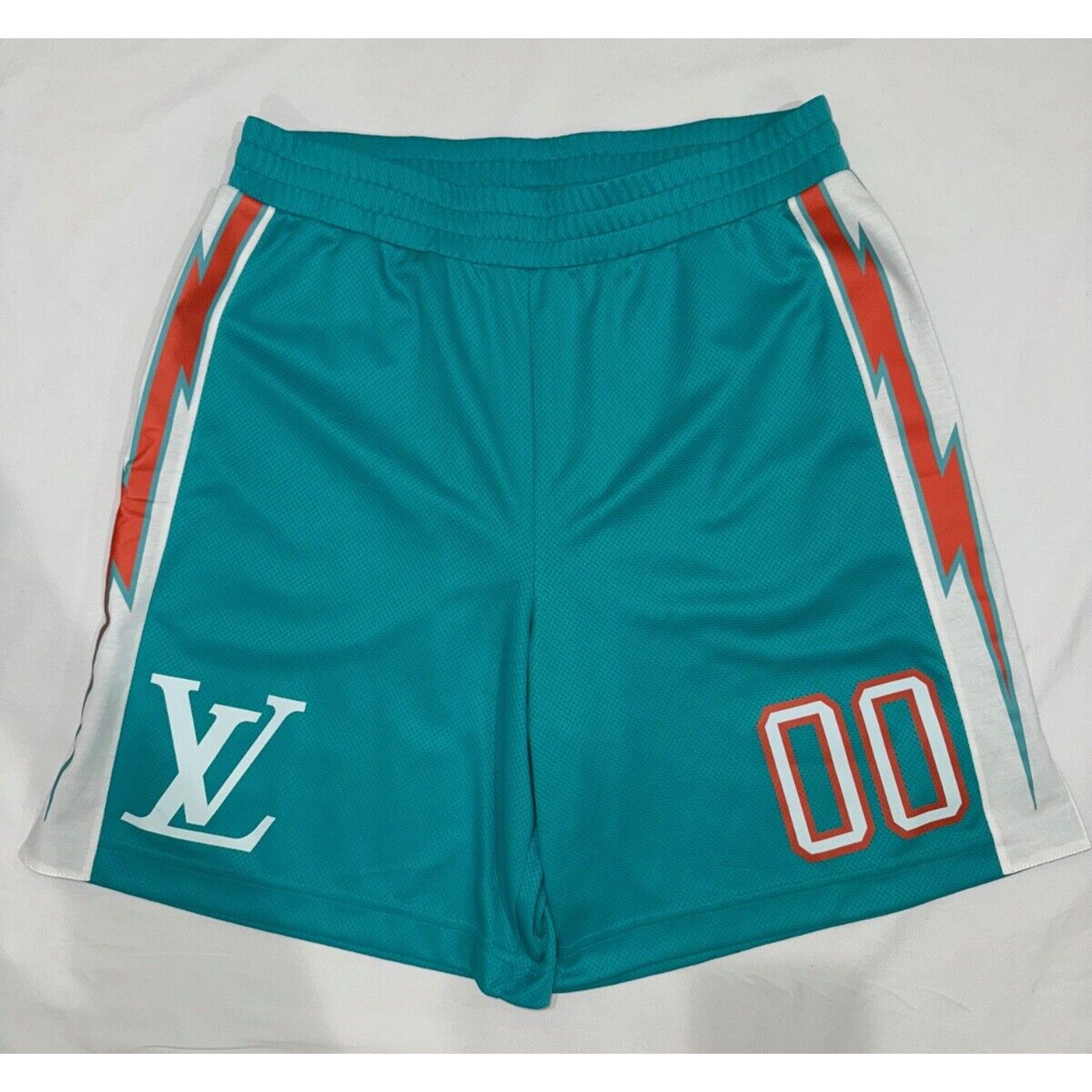 Louis Vuitton Louis Vuitton Amen Break Mint Miami Dolphins Blue LV Size US 32 / EU 48 - 2 Thumbnail