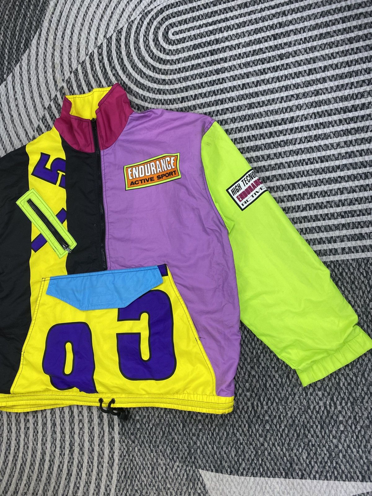 Japanese Brand 🔥Endurance Active Sport Multicolor Pullover Anorak Jacket Size US XL / EU 56 / 4 - 4 Thumbnail