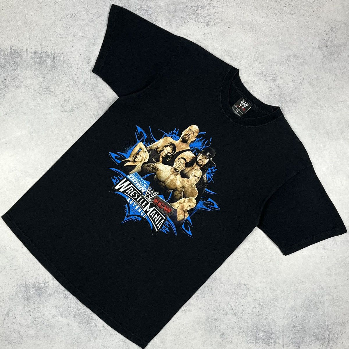 WWE Vintage SmackDown / ECW tour WWE tour tee 2008 Size US M / EU 48-50 / 2 - 1 Thumbnail