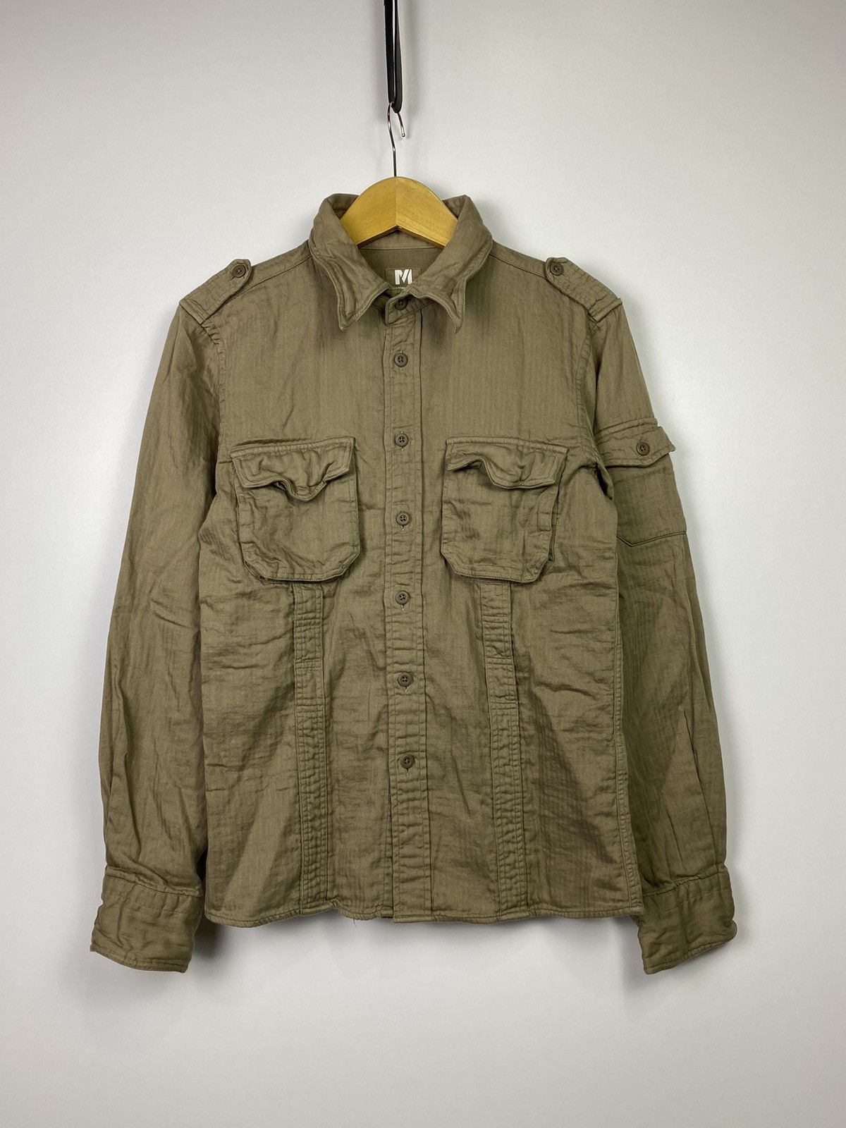 Beams Plus 💥BINDINGOFFER💥 Beams jp double pocket outer shirt Size US M / EU 48-50 / 2 - 9 Thumbnail