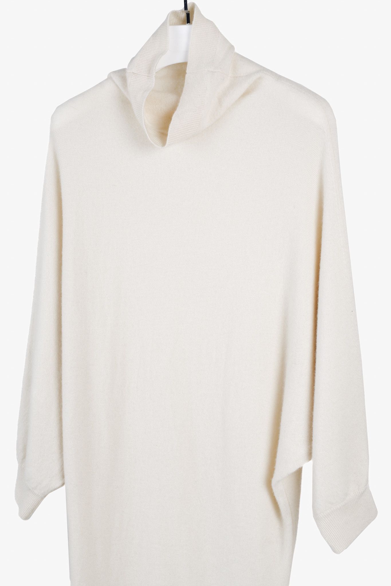 Toteme Toteme Macadamia Draped Cashmere Turtleneck Sweater Dress Size S / US 4 / IT 40 - 3 Thumbnail