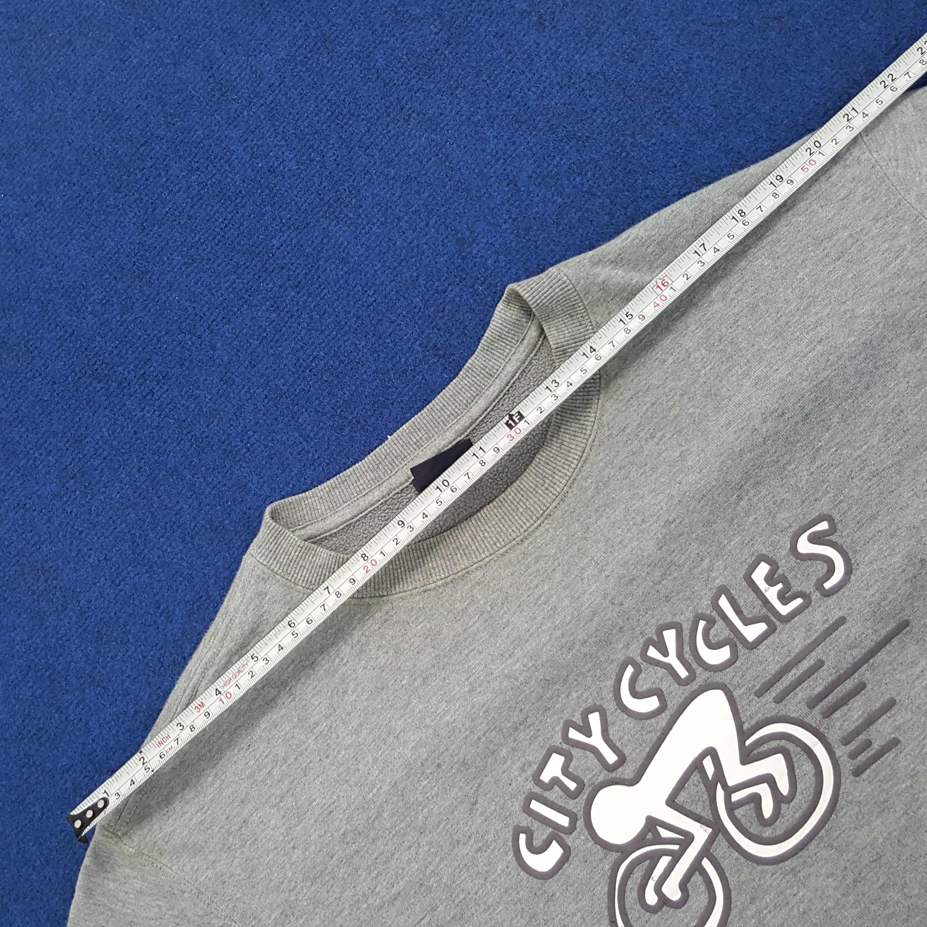 Keith Haring × Vintage Vintage Keith Haring Design City Cycles Sweatshirts Size US L / EU 52-54 / 3 - 15 Thumbnail