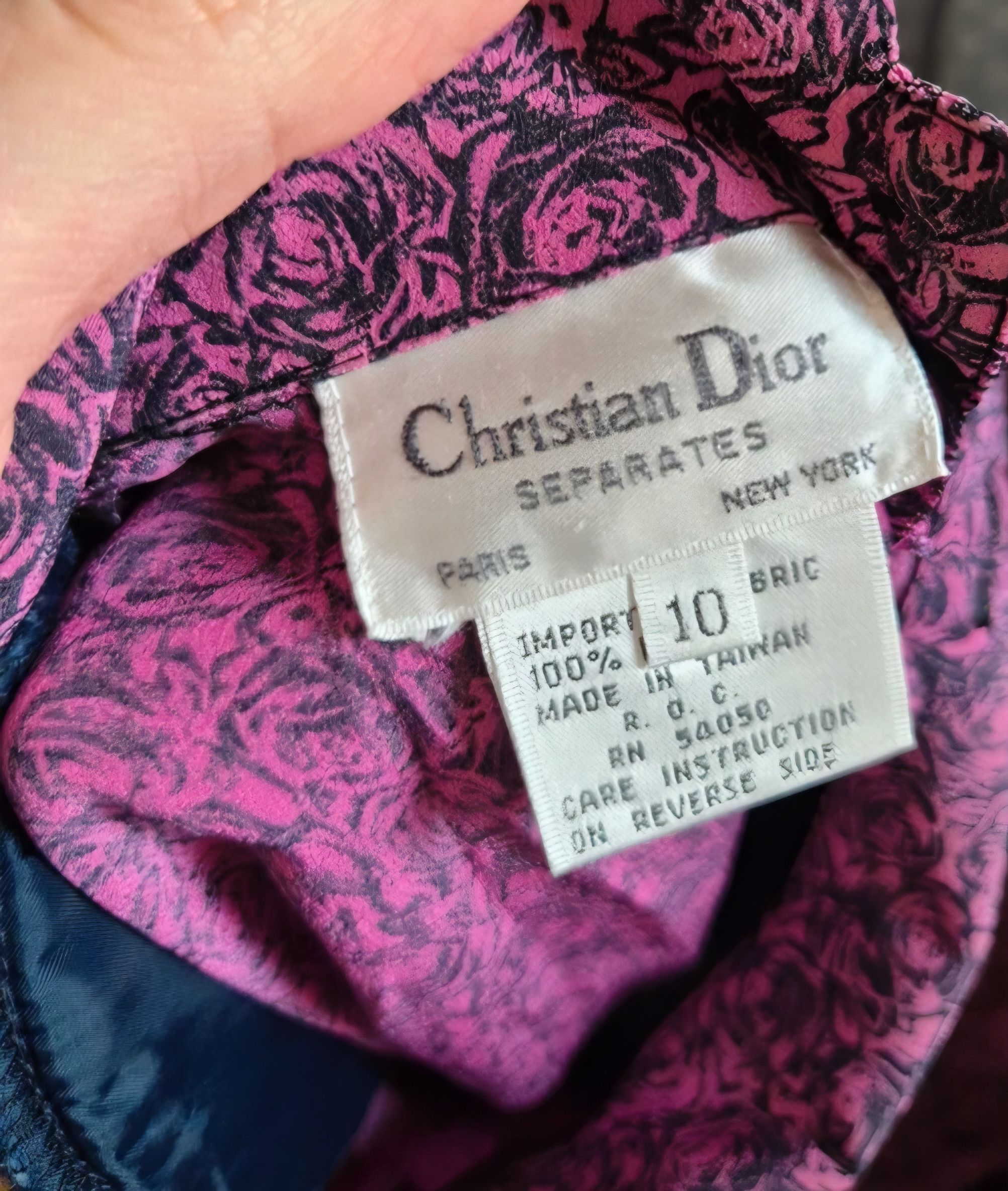 Dior Blouse. Silk . Christian Dior Size M / US 6-8 / IT 42-44 - 6 Thumbnail