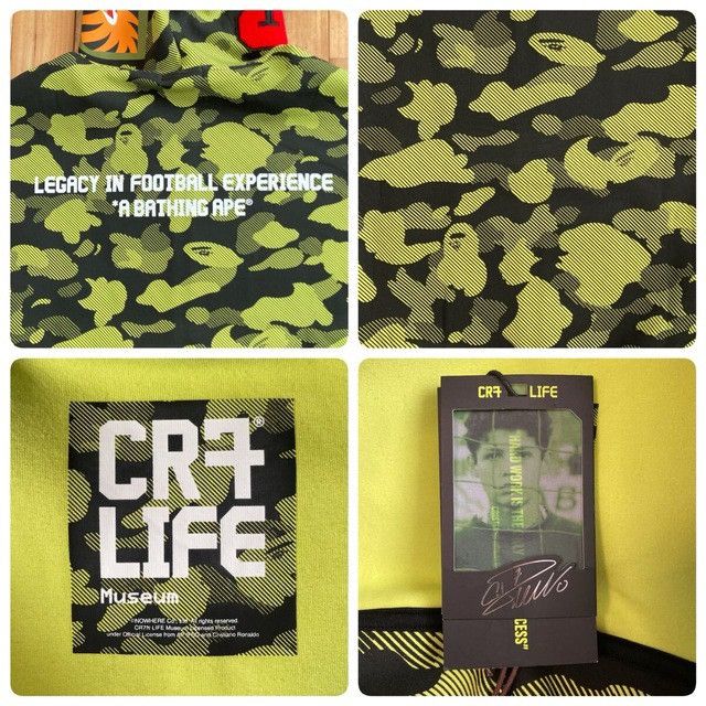 Bape CR7 x BAPE CAMO Shark Full Zip Hoodie Cristiano Ronaldo APE Size US XL / EU 56 / 4 - 8 Thumbnail