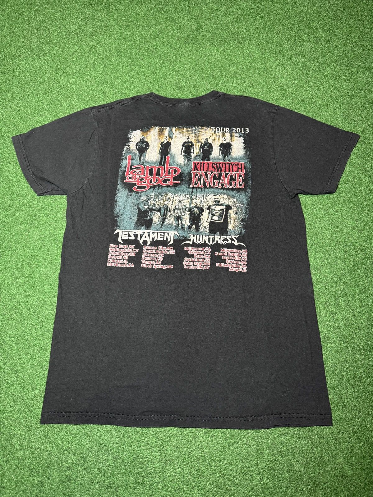 Band Tees Lamb Of God Killswitch Engage Testament Huntress L T Shirt Size US L / EU 52-54 / 3 - 3 Thumbnail