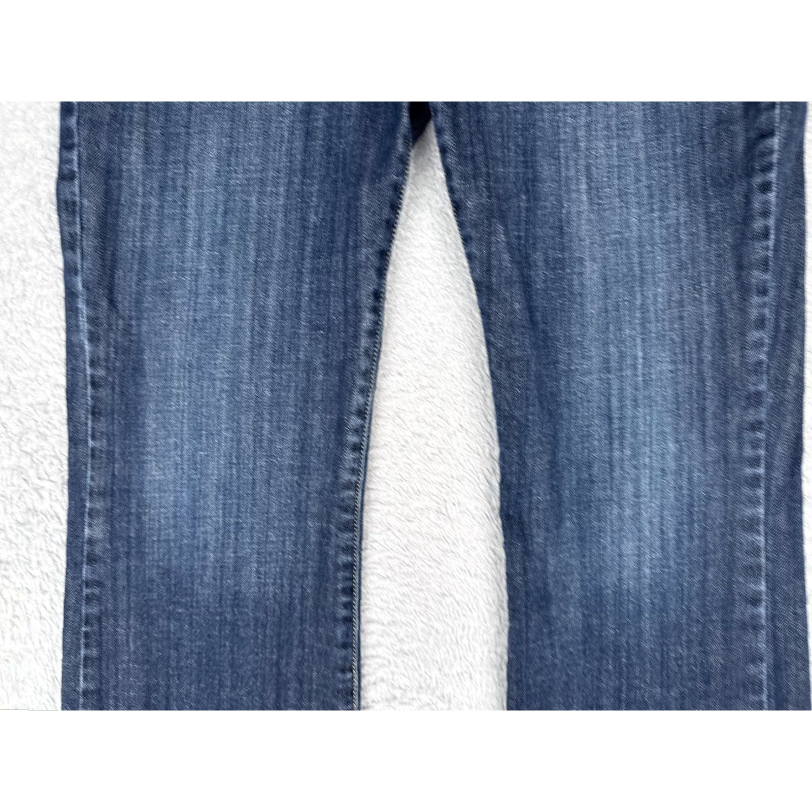 Lee LEE Jeans Slender Secret Straight Womens 8 Short Medium Wash Blue Stretch 28x28 Variety 5-Pocket Denim Regular Rise Mid 90s Womens Size 30" / US 8 / IT 44 - 3 Thumbnail