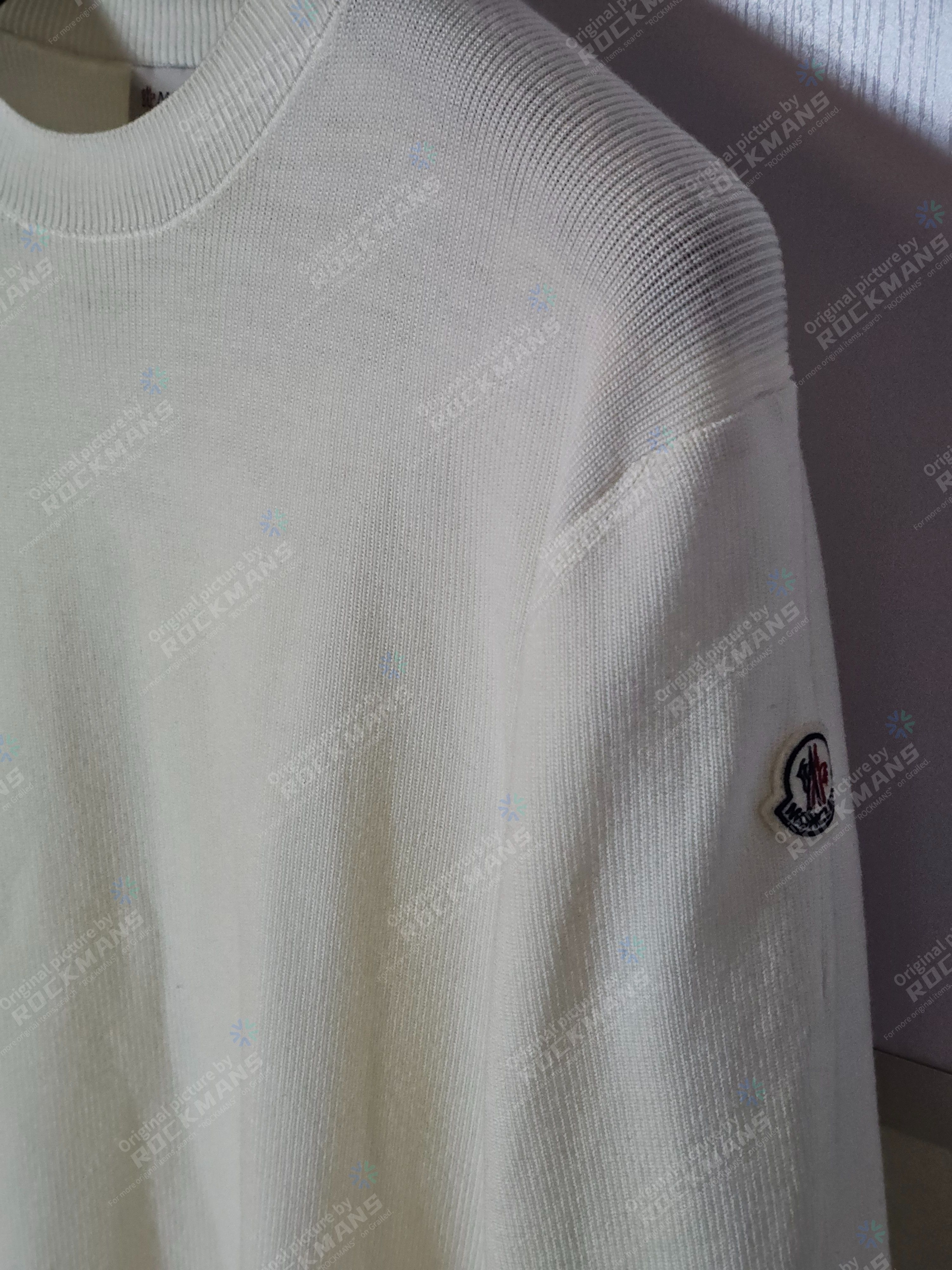 Moncler Moncler Unisex Both sleeves Oversize Wool Knit Sweater M Size US M / EU 48-50 / 2 - 2 Thumbnail