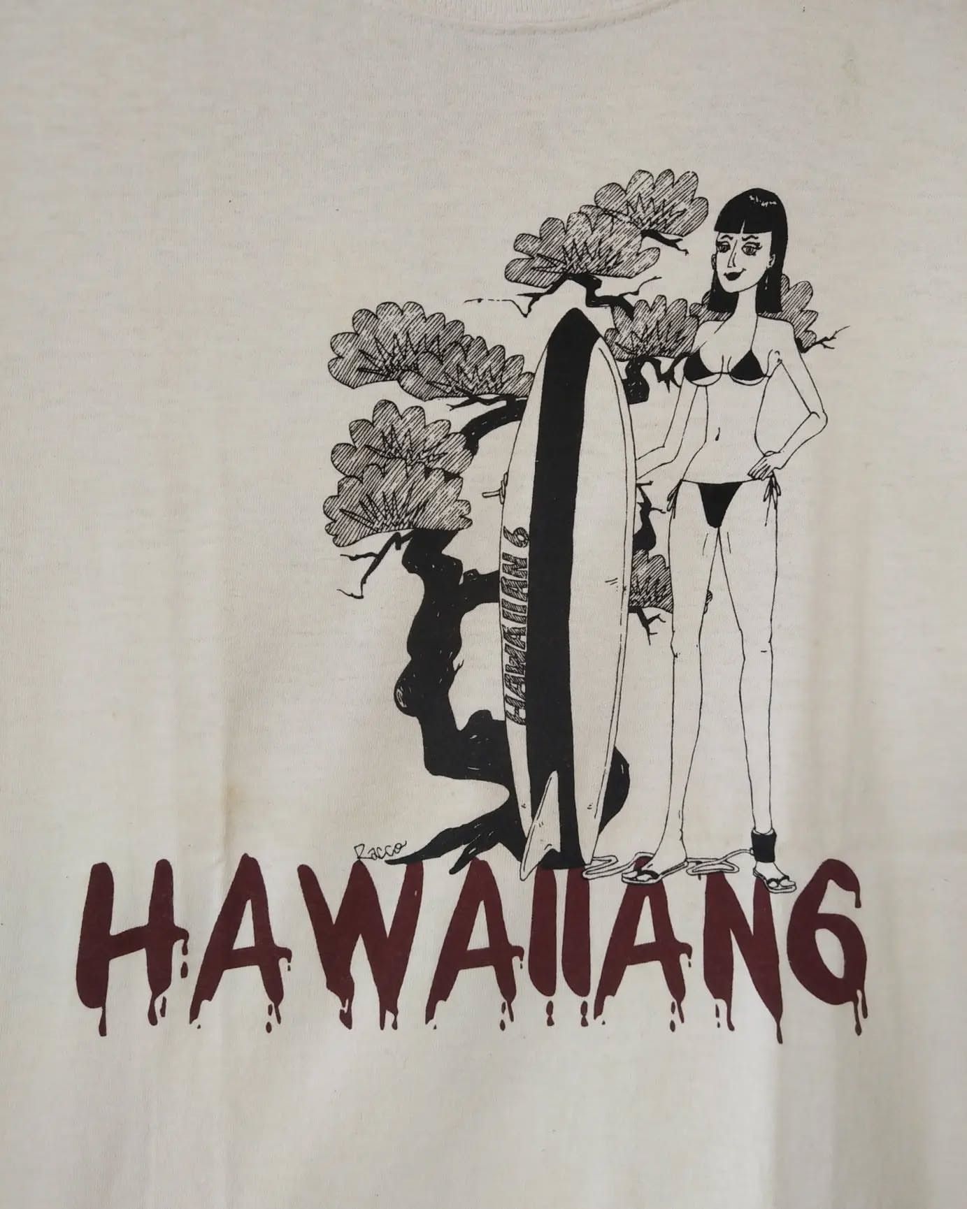 Band Tees Vintage Hawaiian6 Surf Girl Graphic Band Tee Punk Size US S / EU 44-46 / 1 - 2 Thumbnail