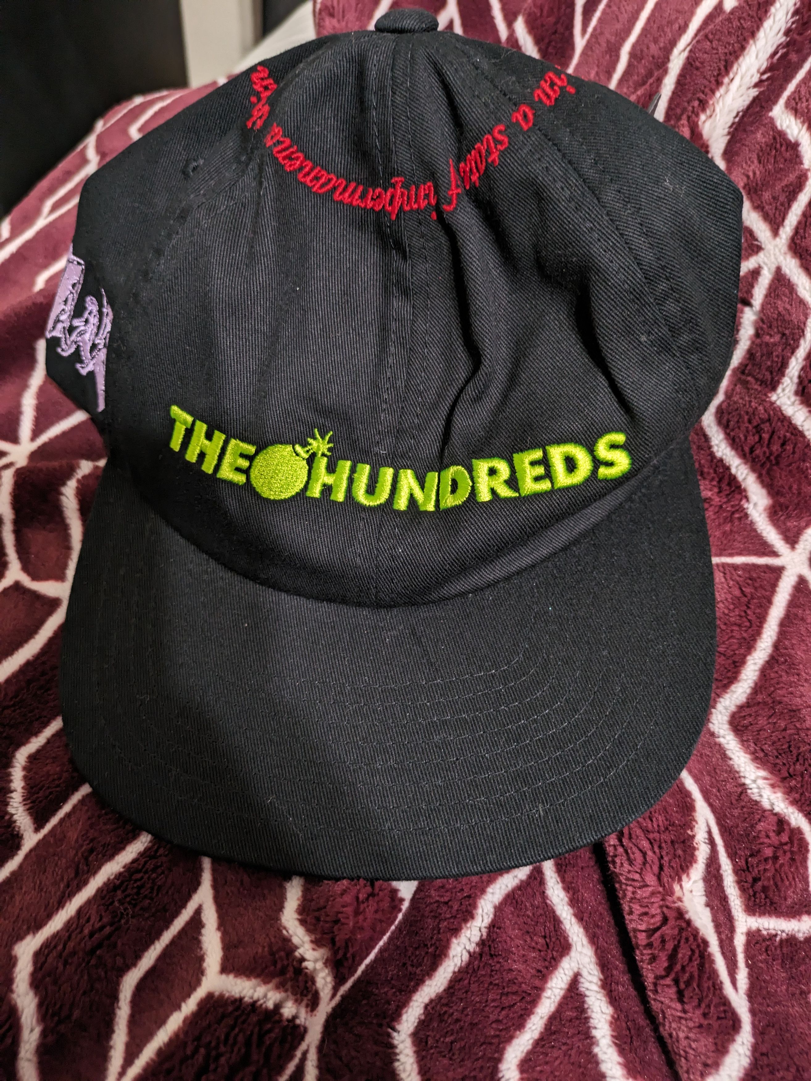 The Hundreds The Hundreds Impermanence Snapback Hat Black Size ONE SIZE - 1 Thumbnail