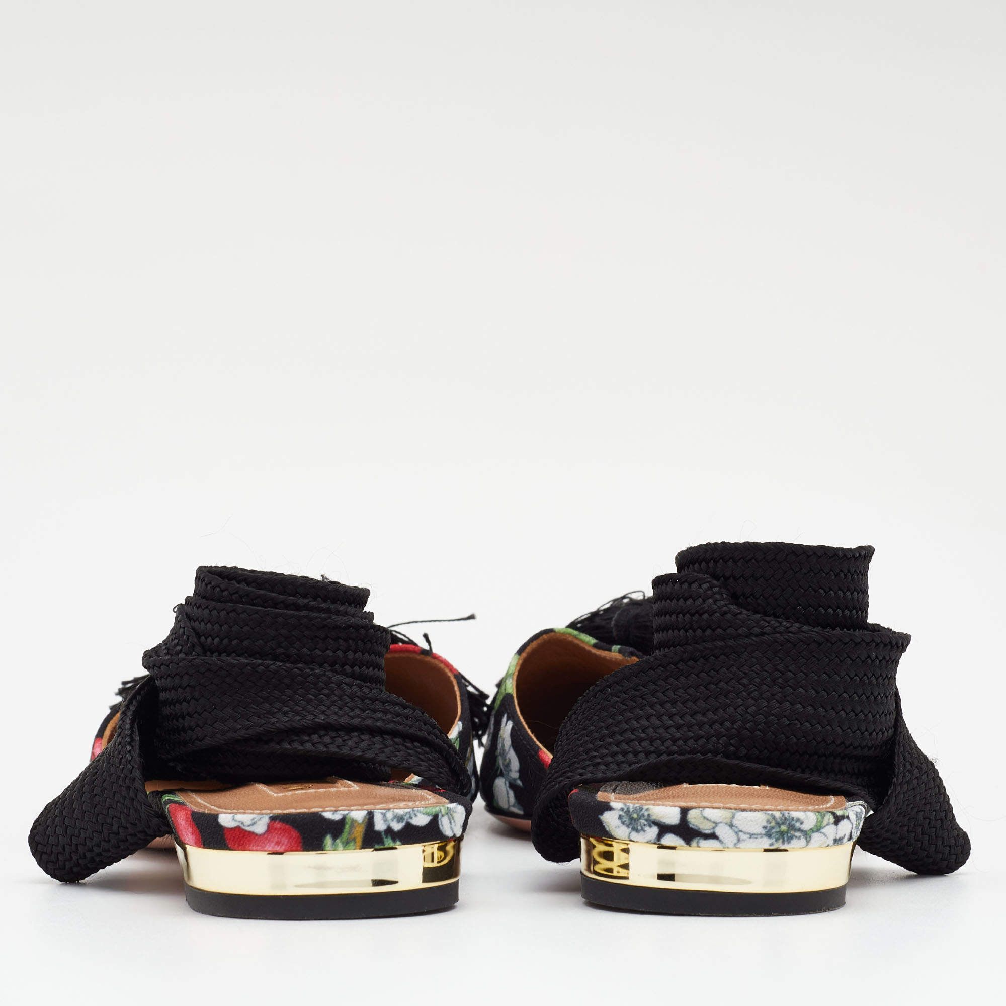 Aquazzura o1y0625 Ballet Flats in Multicolor Size US 6.5 / IT 36.5 - 5 Thumbnail