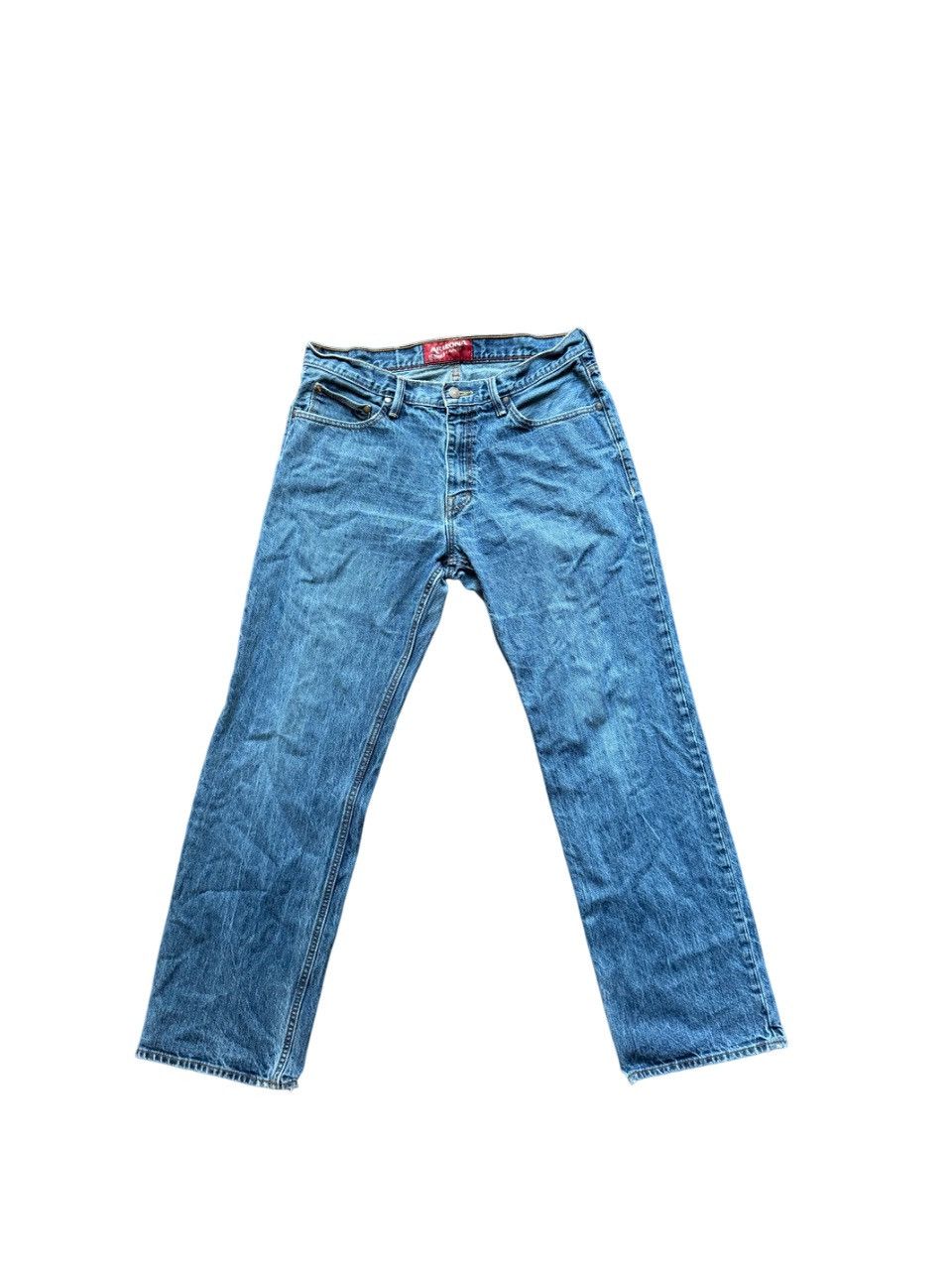 Arizona Jean Co. Vintage Arizona Jeans Co. Straight Legged Baggy Blue Denim Size US 33 - 1 Thumbnail