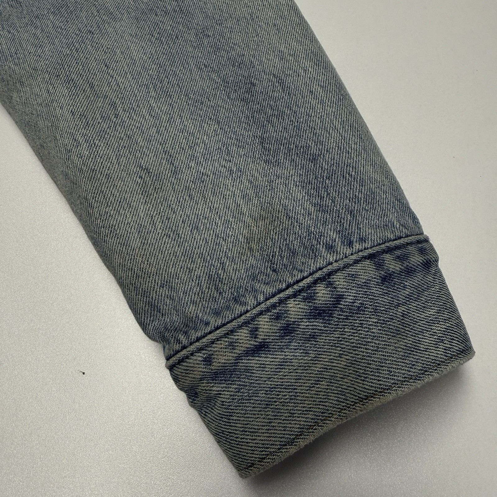 Levi's Levis Vegan Faux Fur Lined Denim Trucker Jacket Size Small Size S / US 4 / IT 40 - 7 Thumbnail