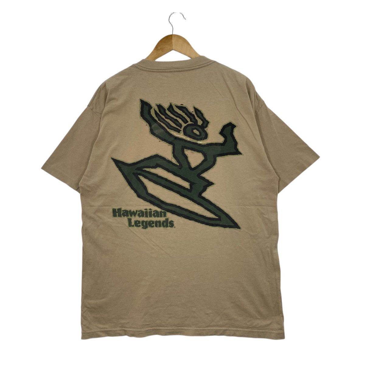 Vintage Vintage 90s HAWAIIAN LEGENDS SURF Usa Distressed Tshirt Size US L / EU 52-54 / 3 - 1 Thumbnail