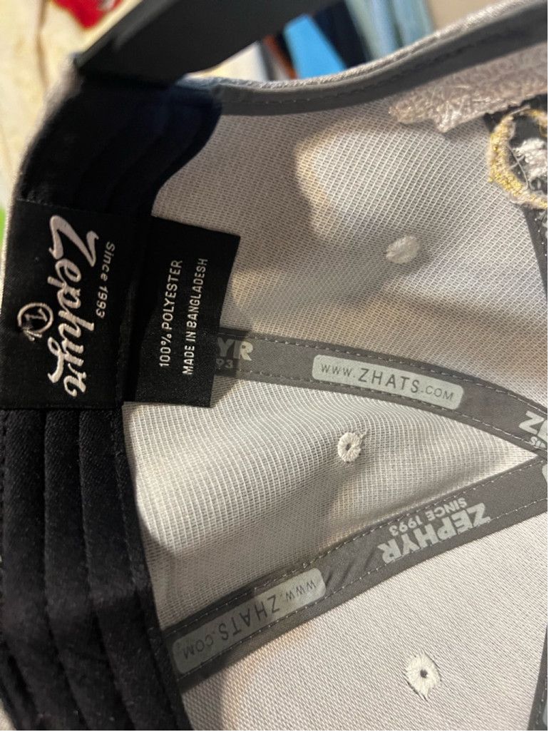 Zephyr Unisex Zephyr LSU Hat Adjustable Gray/Black Size ONE SIZE - 6 Thumbnail