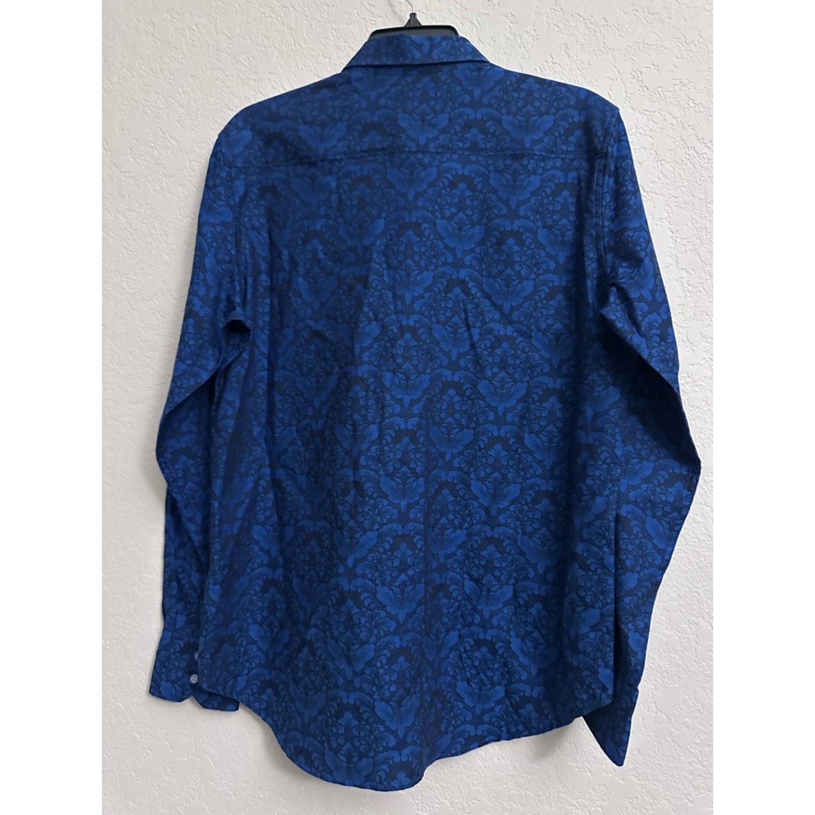 Robert Graham Robert Graham Bayview Cotton Button-Up Shirt Navy Men Small Size US S / EU 44-46 / 1 - 9 Thumbnail