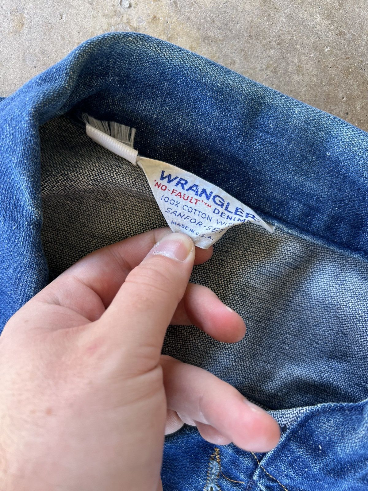 Wrangler Vintage 70’s Made in USA 🇺🇸 Wranglers Workwear Denim Jacket Size US M / EU 48-50 / 2 - 4 Thumbnail