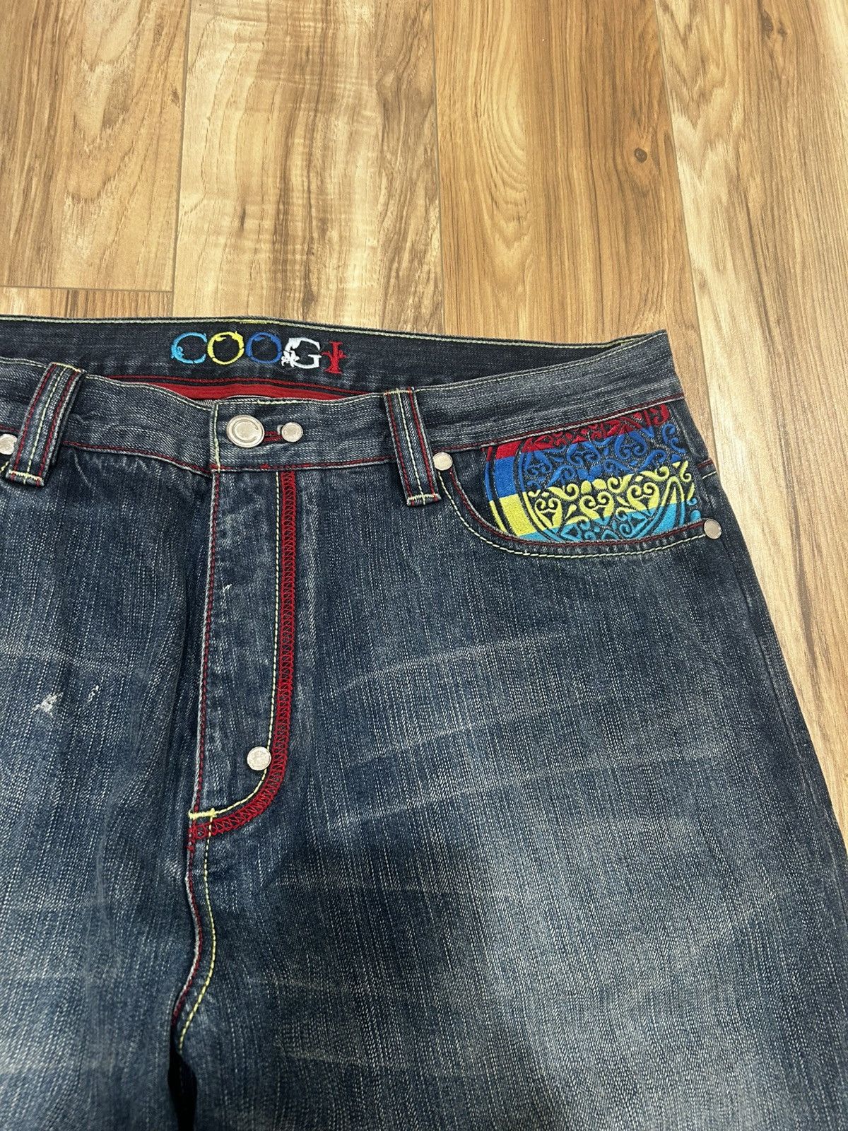 Coogi Vintage Y2K baggy coogi denim jeans with embroidery Size US 40 / EU 56 - 4 Thumbnail