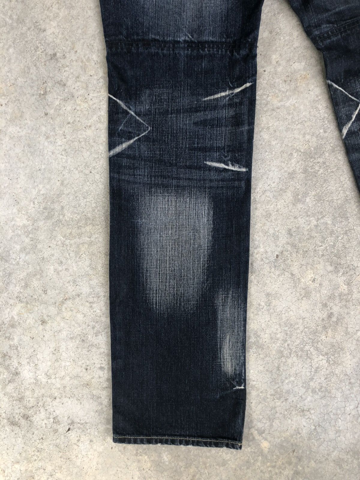 PPFM Japanese PPFM Double Waist Distressed Denim Size US 34 / EU 50 - 11 Thumbnail
