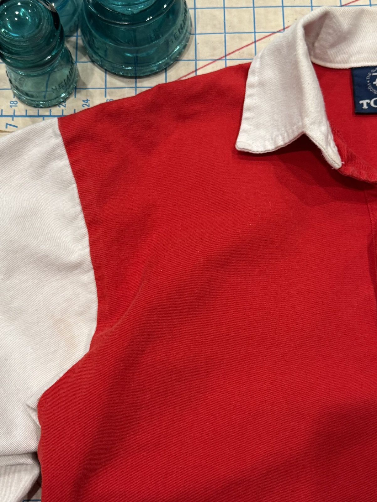 Toffs Vintage Toffs Retro Arsenal Long Sleeve Polo Rugby Shirt Med Size US M / EU 48-50 / 2 - 5 Thumbnail