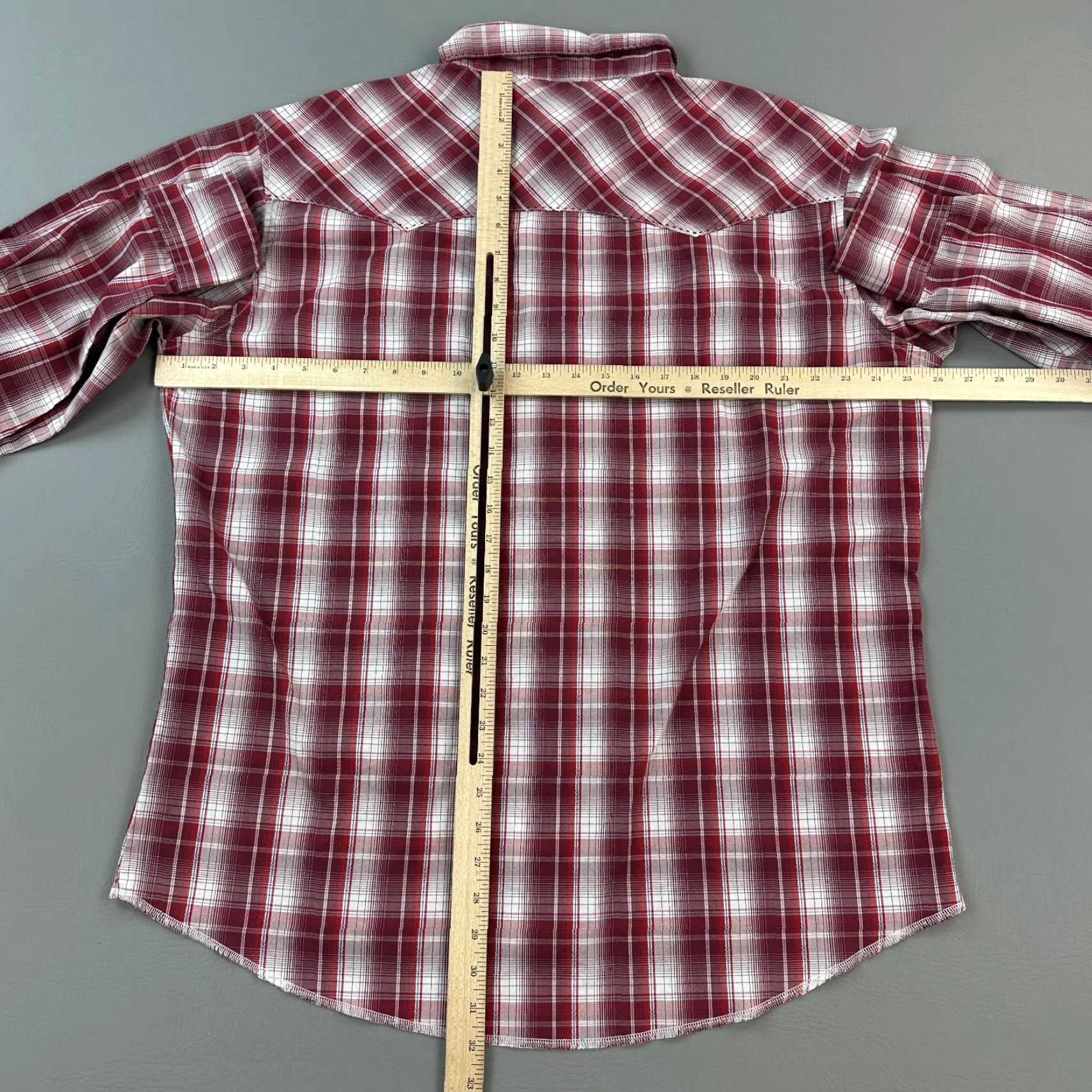 Wrangler Vintage Wrangler Western Shirt Mens XL Red Plaid Pearl Snap Cowboy Rodeo Size US XL / EU 56 / 4 - 7 Thumbnail
