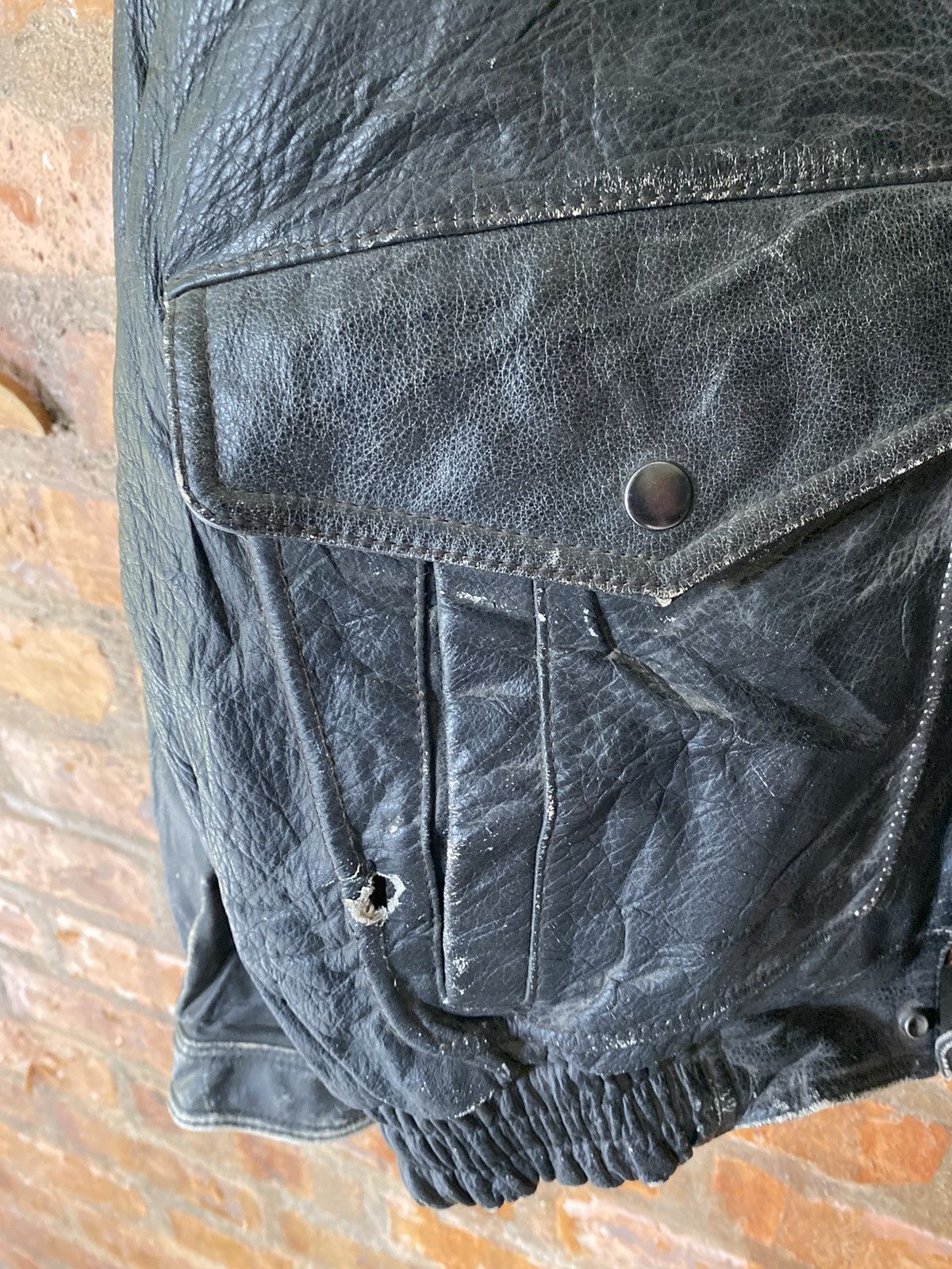 Avirex 1980s Tokyo Fur SACK TIME Avirex leather Jacket Size US L / EU 52-54 / 3 - 14 Thumbnail