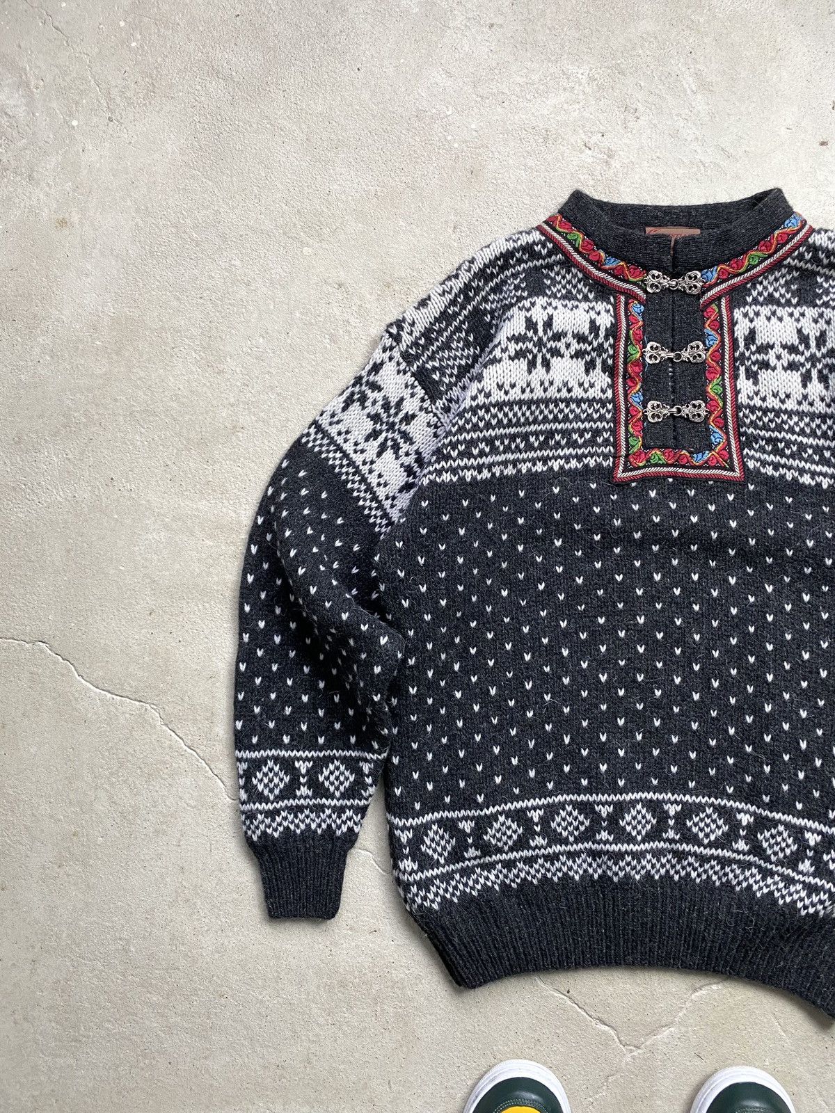 Vintage Vintage Christiania Wool Nordic Sweater Cardigan Jacket Size US M / EU 48-50 / 2 - 5 Thumbnail