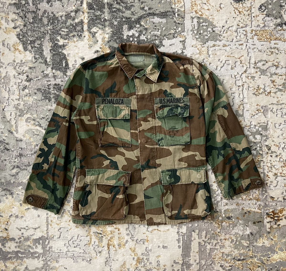 Vintage Vintage Military USMC PENALOZA RARE JACKET Size US M / EU 48-50 / 2 - 1 Thumbnail