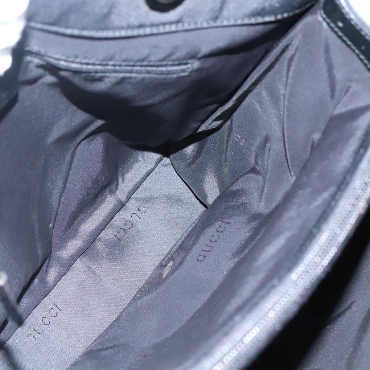 Gucci GUCCI Bamboo Hand Bag Nylon Black 002 002 Size ONE SIZE - 18 Thumbnail