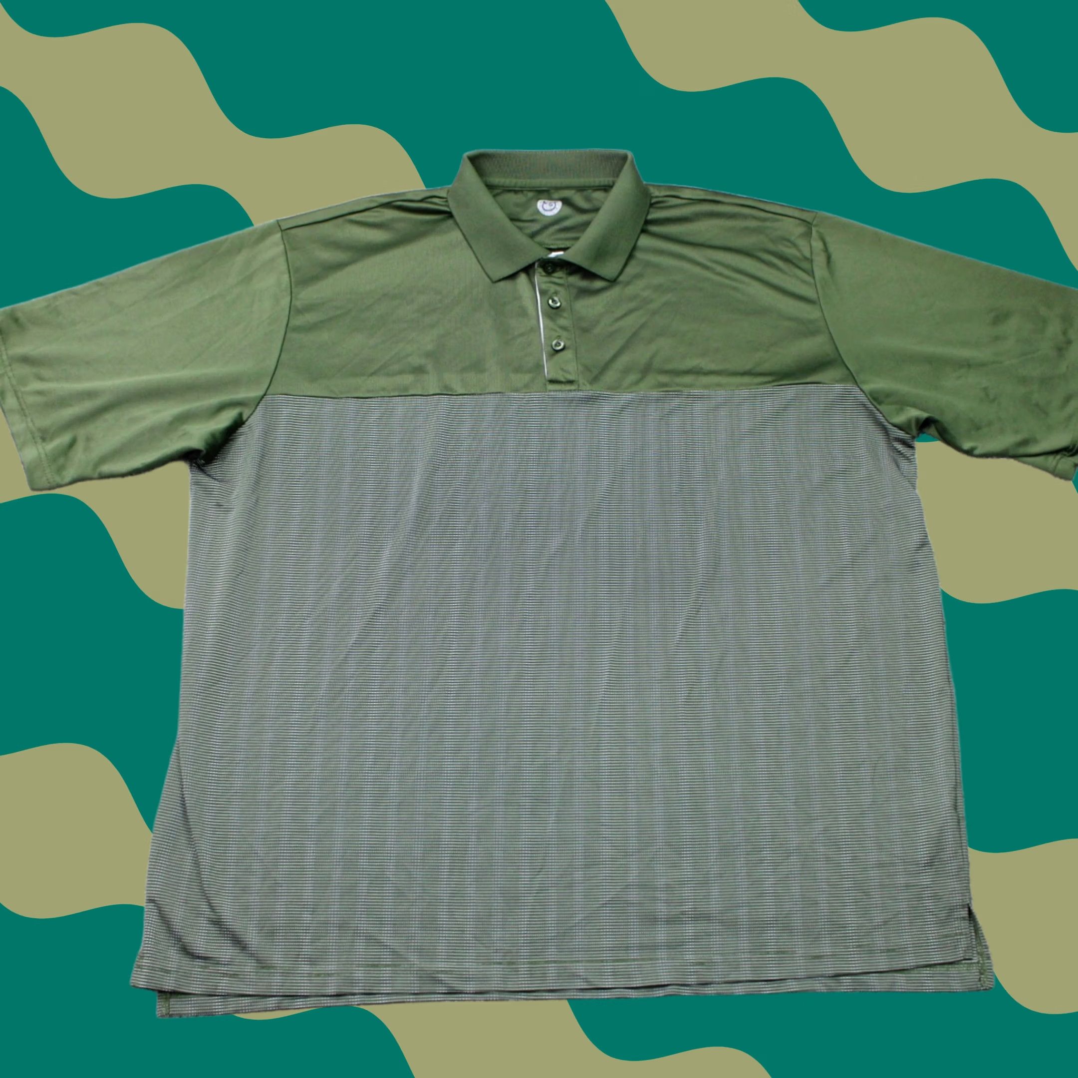 Vintage Kilburne & Finch Polo Shirt Mens 3XL XXXL Green 100% Polyester Short Sleeve Polo Shirt Mens Green 3XL XXXL Size US XXL / EU 58 / 5 - 1 Thumbnail