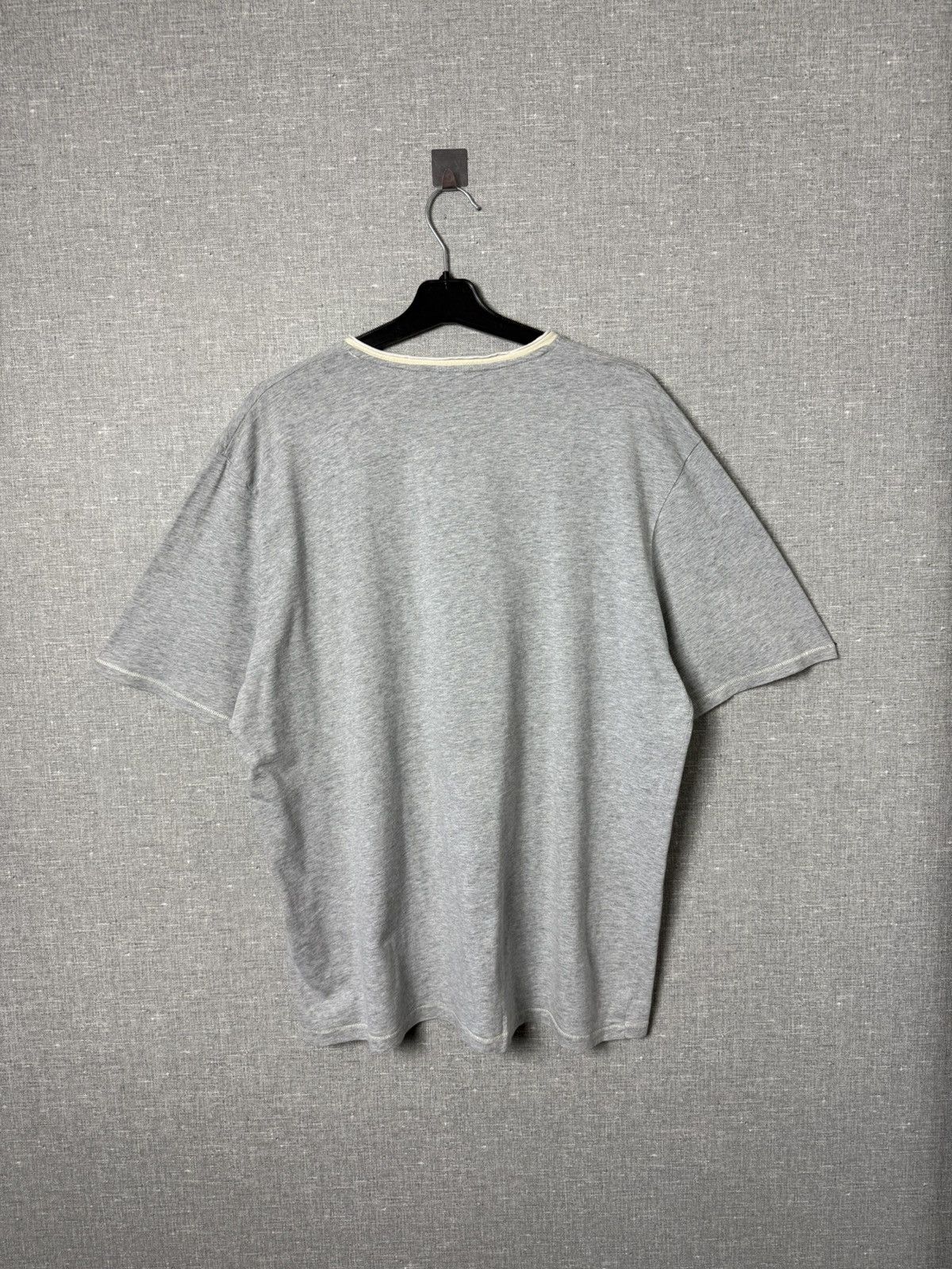 Yves Saint Laurent Vintage Yves Saint Laurent Pour Homme YSL Logo Tee V-Neck Size US XL / EU 56 / 4 - 9 Thumbnail