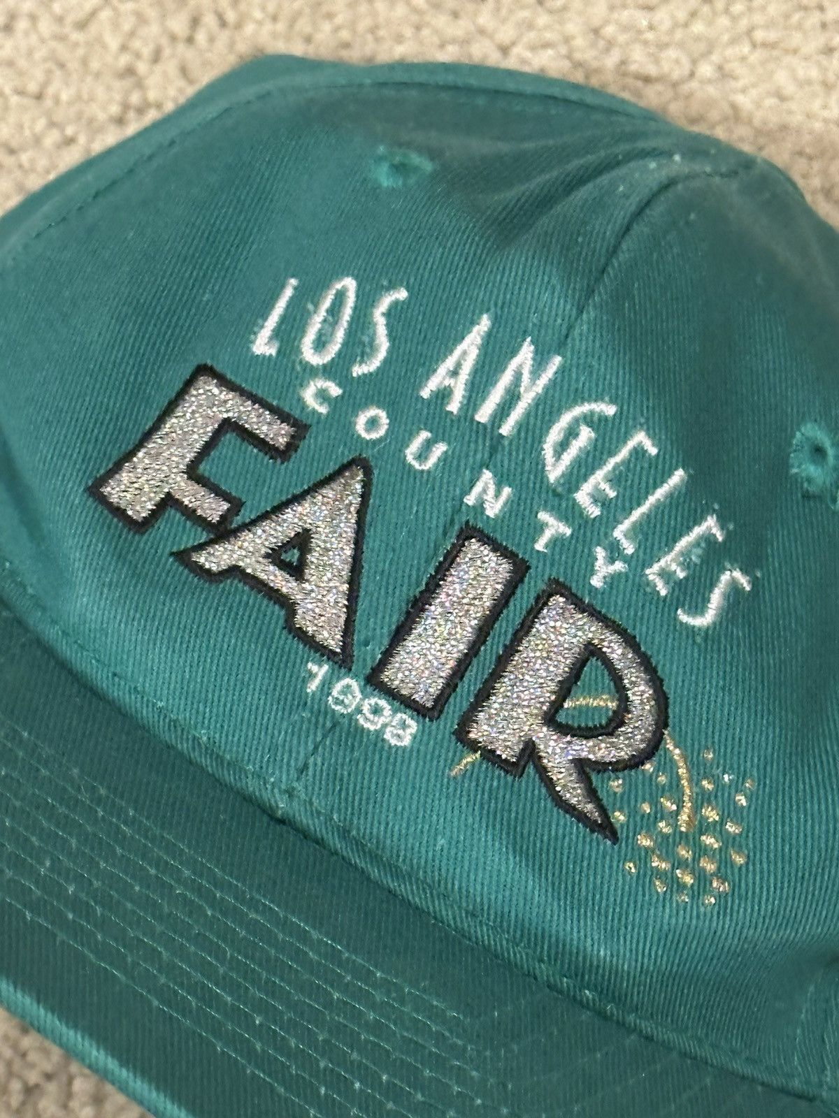 Supreme LA County Fair 1998 Vintage Snapback Hat Los Angeles Supreme Size ONE SIZE - 3 Thumbnail