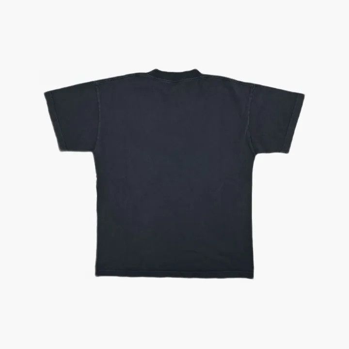 Balenciaga Balenciaga Embroidered Logo Black T-Shirt 0079-2507 Size S / US 4 / IT 40 - 2 Thumbnail