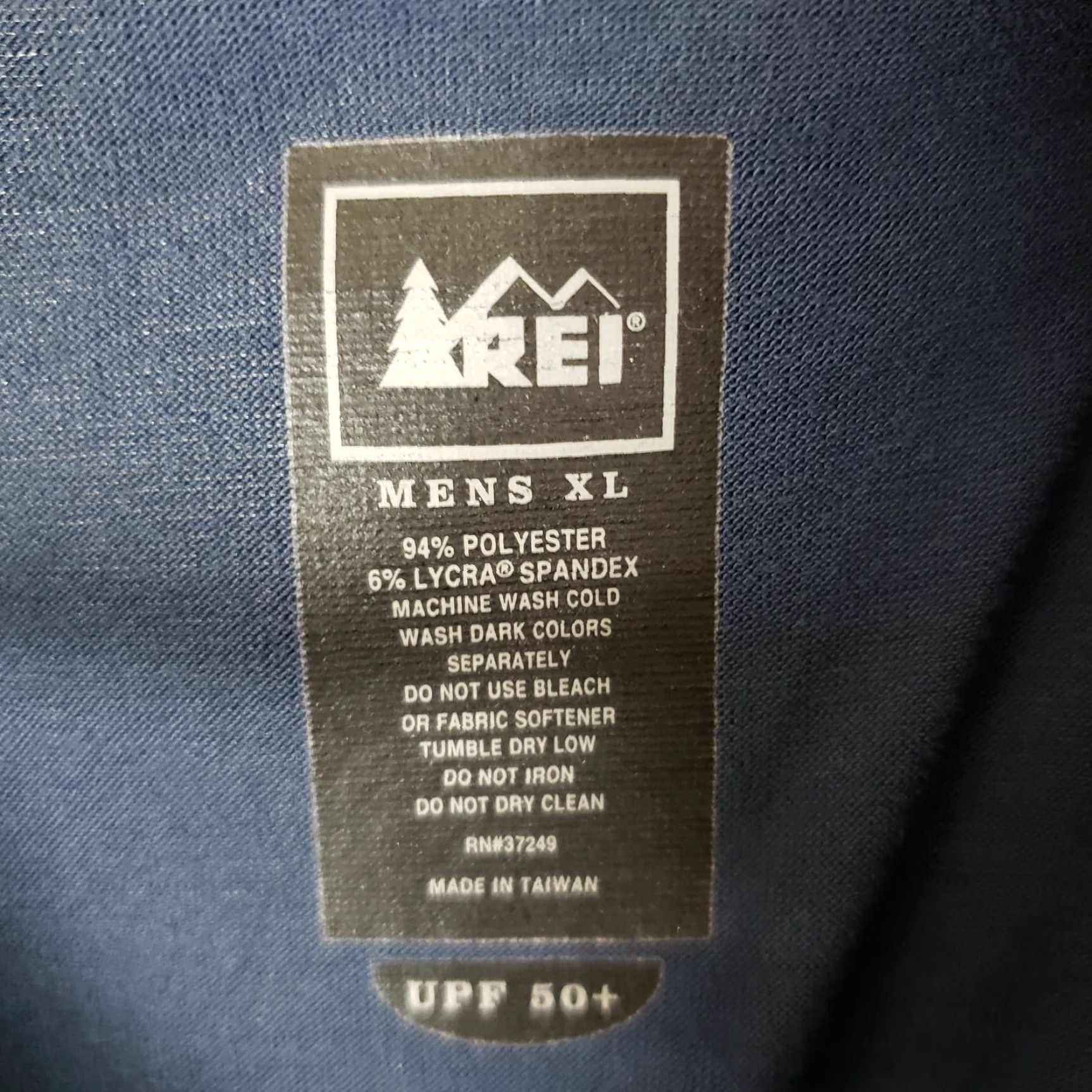 Vintage REI Mens 1/4 Zip Pullover XL Solid Blue Long Sleeve UPF 50+ Size US XL / EU 56 / 4 - 7 Thumbnail