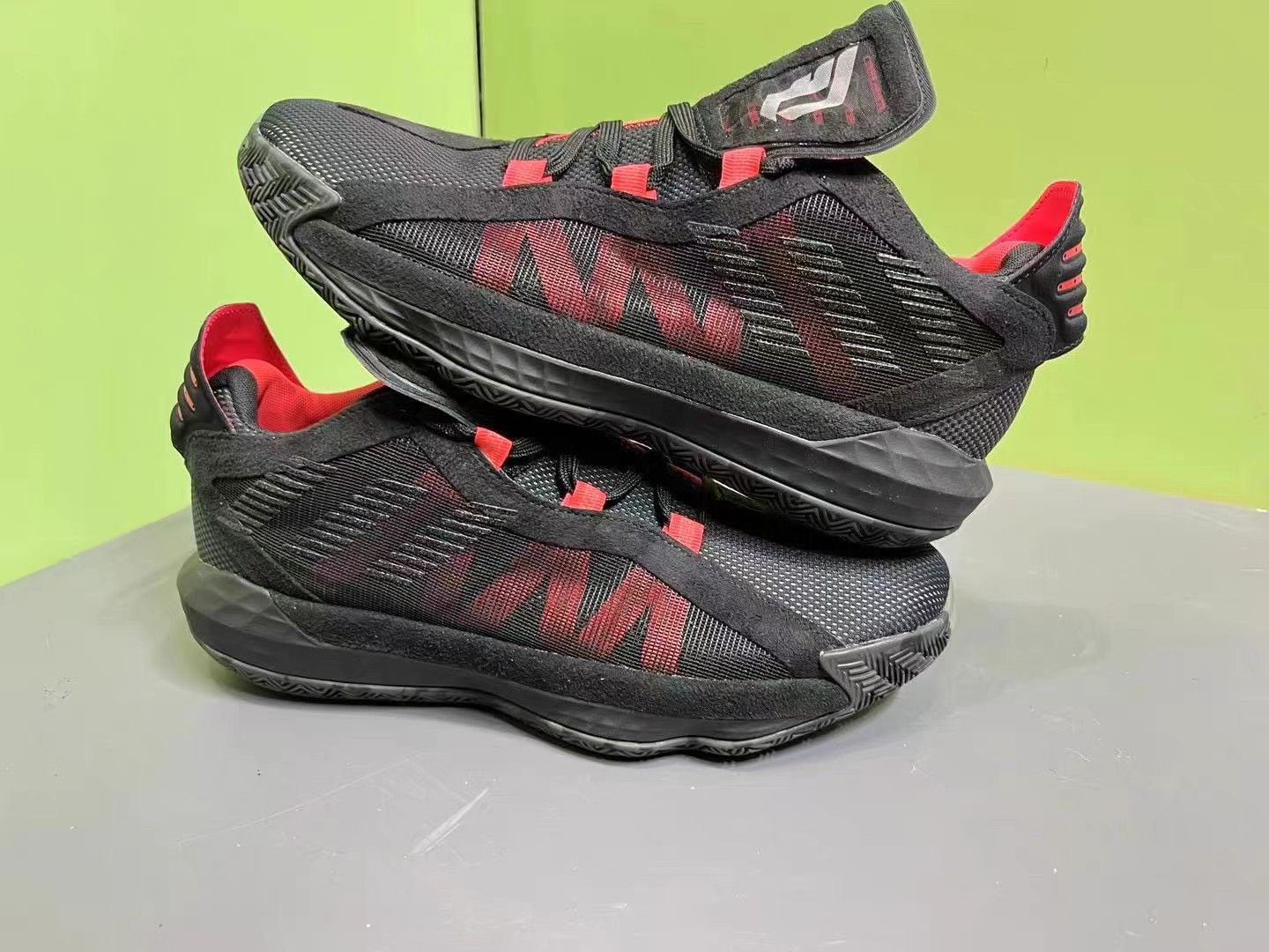 Adidas Adidas Dame 6 Black Red Basketball Shoes K15 Size US 10 / EU 43 - 5 Thumbnail