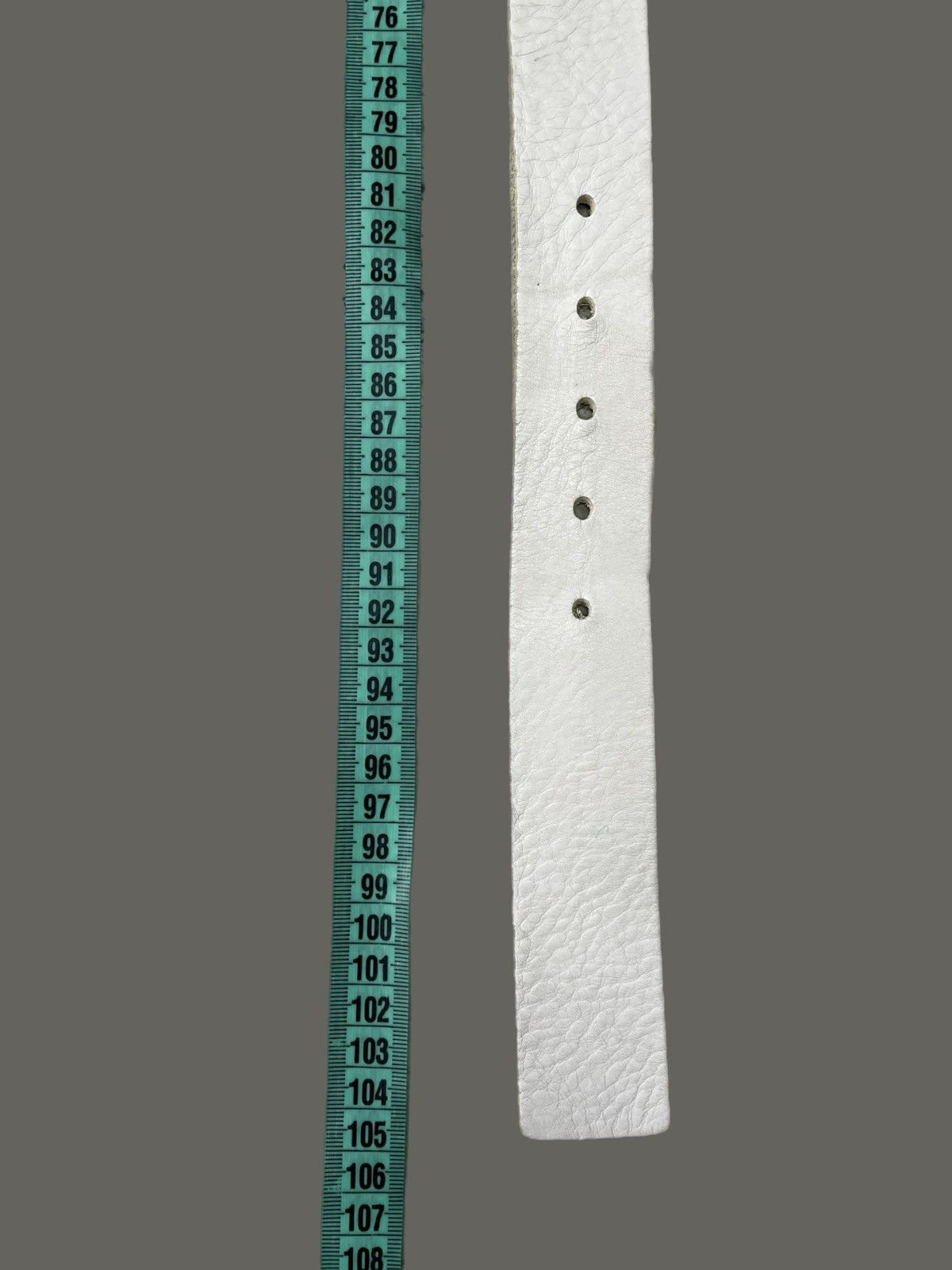 Diesel Diesel white leather belt Y2K big logo industrial style 90s Size ONE SIZE - 14 Thumbnail