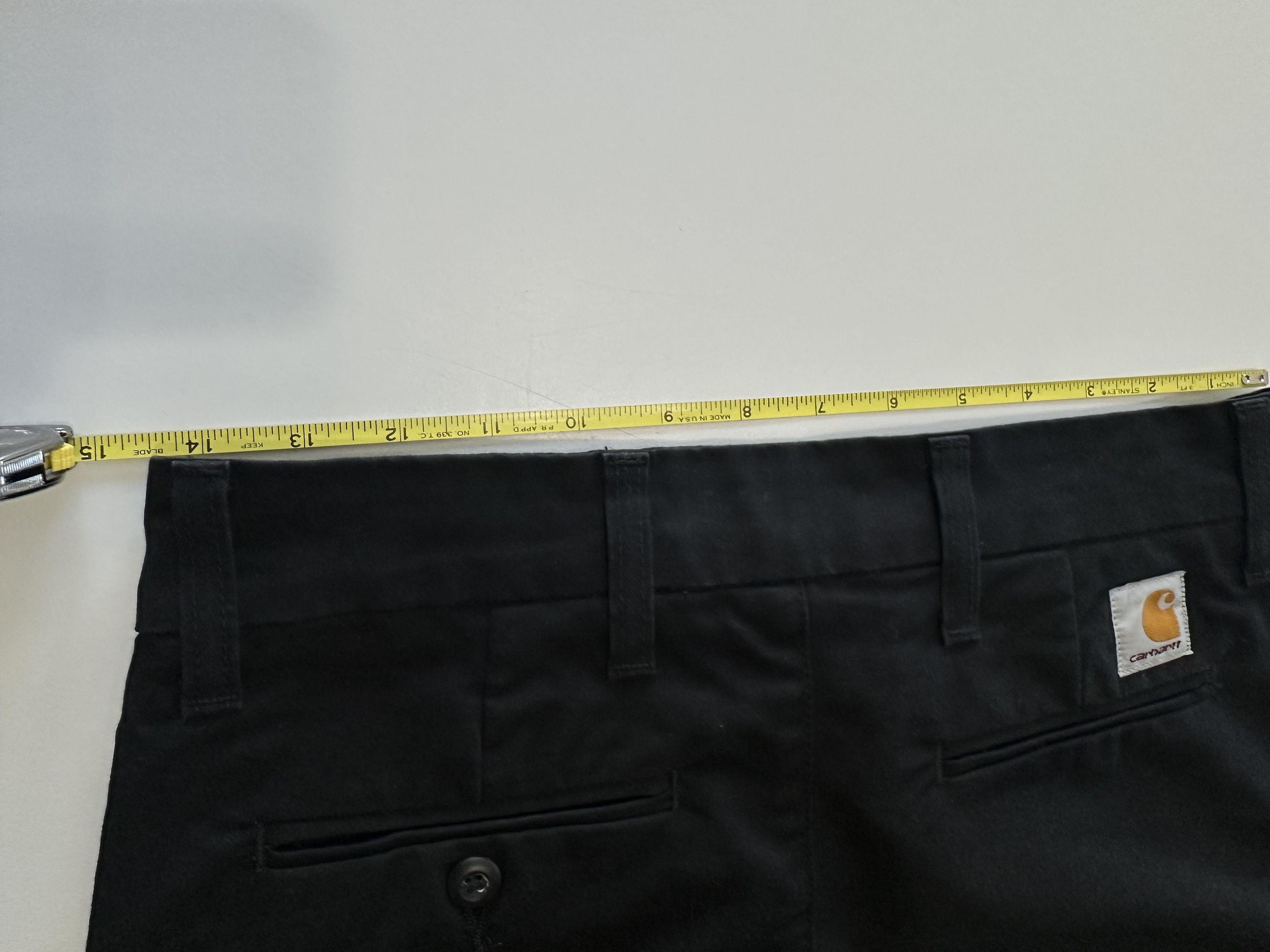 Carhartt Carhartt WIP Pants Men 29x32 BLACK Utility Chinos Workwear Size US 29 - 6 Thumbnail