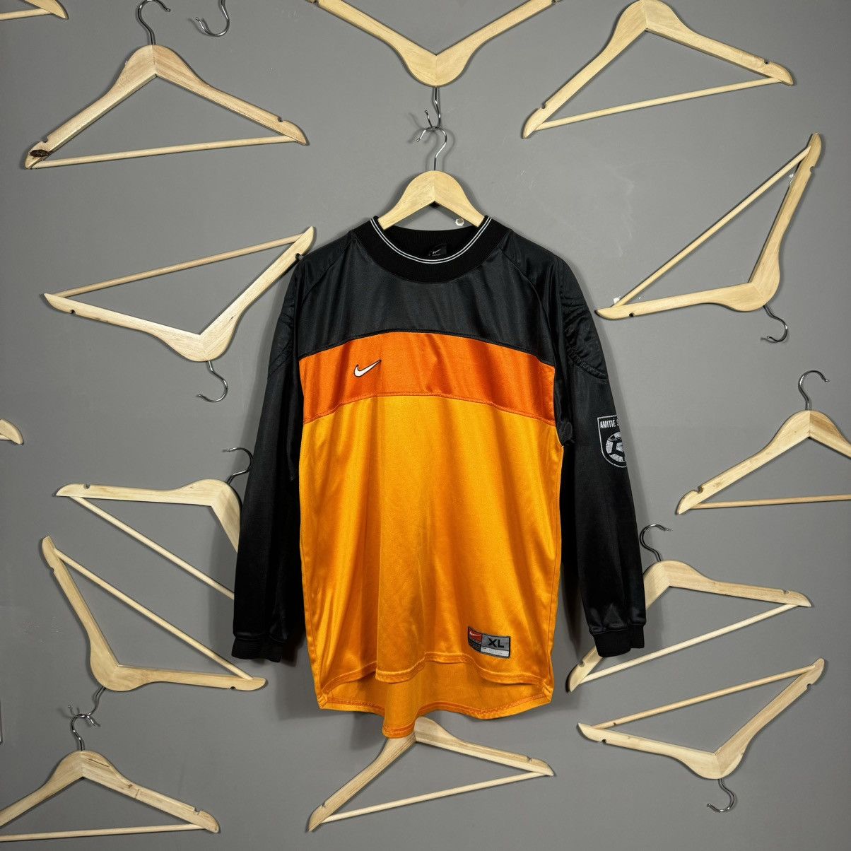 Vintage Vintage 90s Nike Soccer Goalkeeper Jersey Size US XL / EU 56 / 4 - 1 Thumbnail