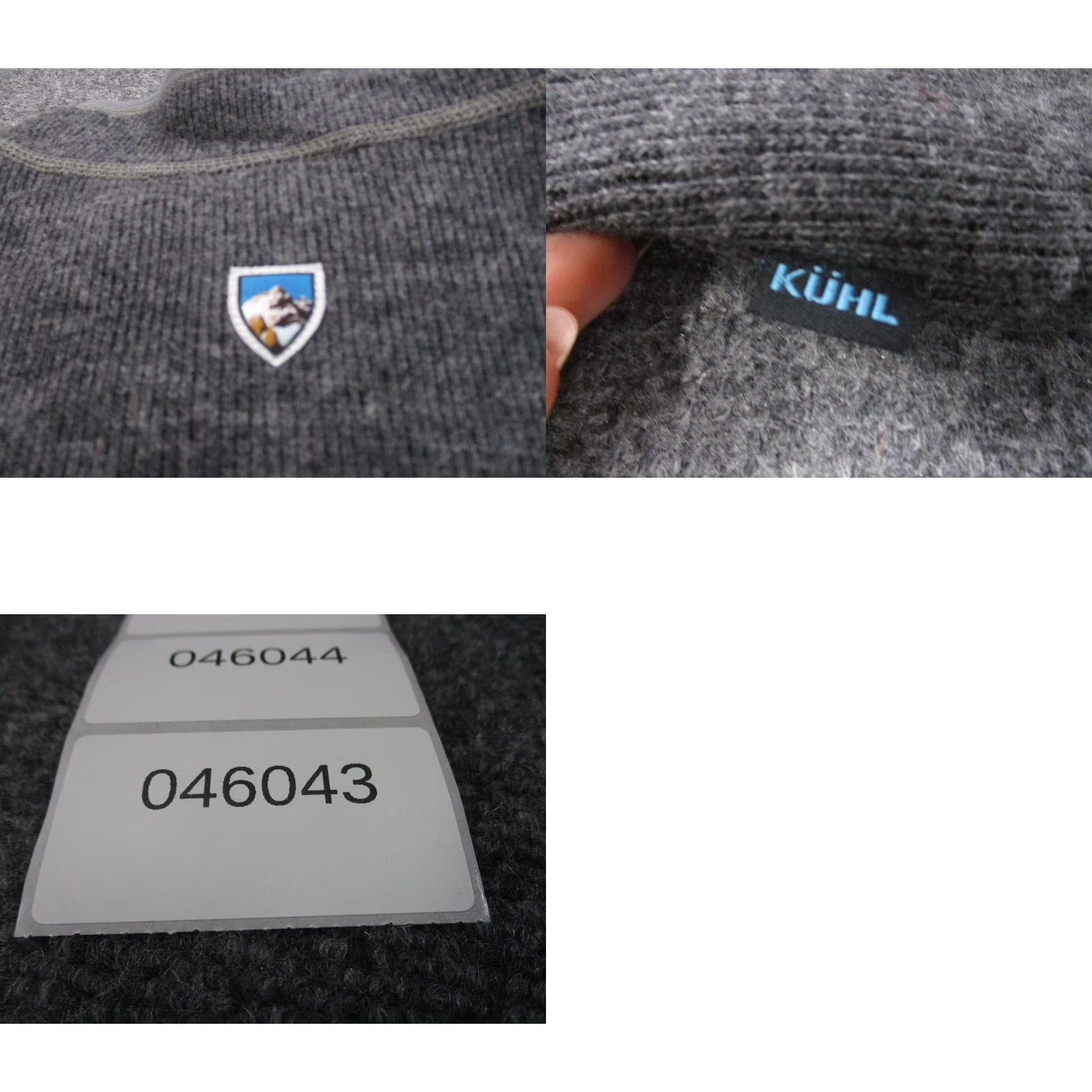 Vintage Kuhl Mens Sweater Pullover M Gray Wool Thermal 1/4 Zip Hiking Outdoors Knit Neon? Size US M / EU 48-50 / 2 - 9 Thumbnail