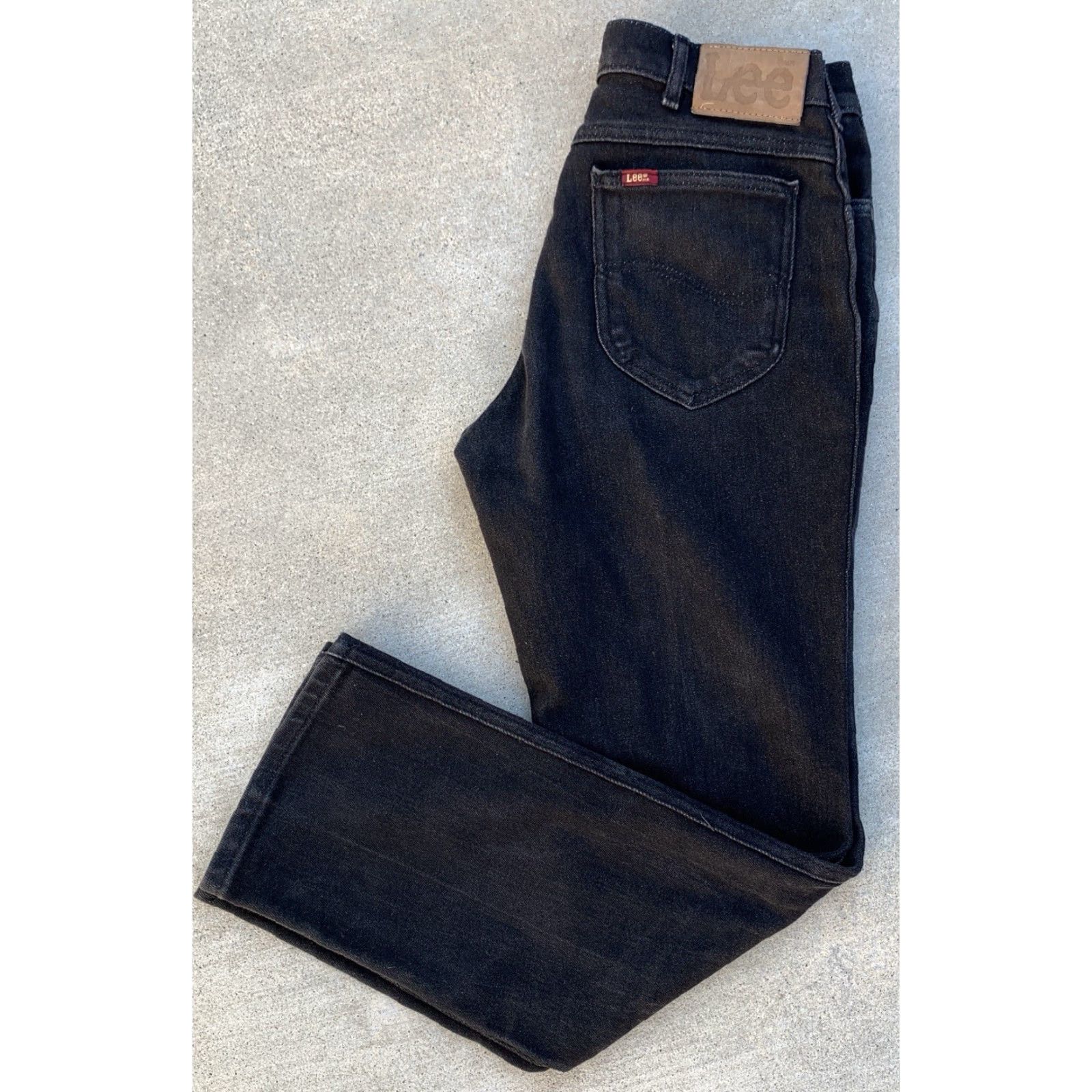 Lee VINTAGE Lee Riders Jeans Union Made Black 33 33 Measure 31 Waist 31.25 Inseam Size US 33 - 4 Thumbnail