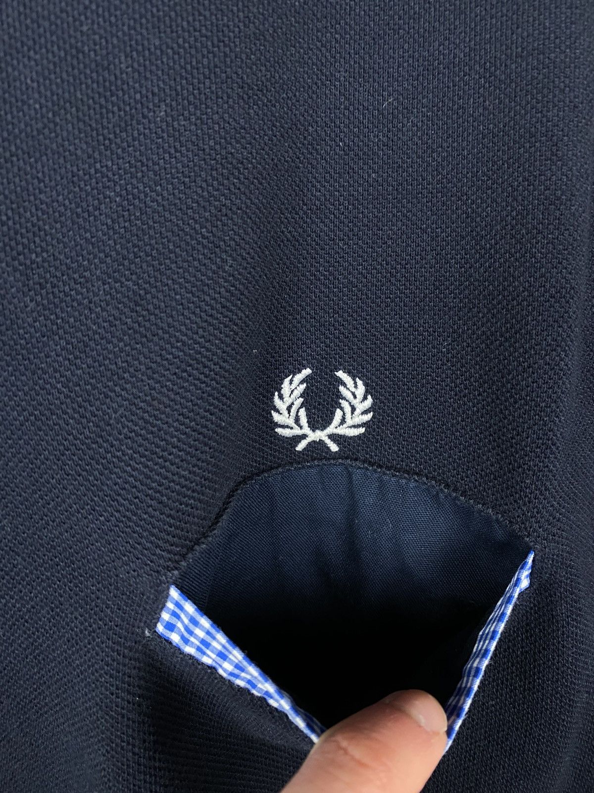 Fred Perry 🍃Polo T-Shirt Fred Perry Checkered Nylon Tee🍃 Size US L / EU 52-54 / 3 - 6 Thumbnail