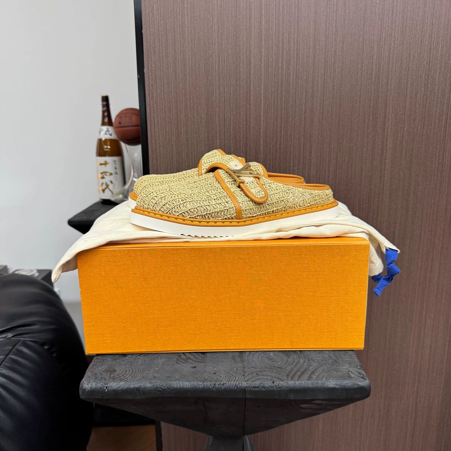 Louis Vuitton LV Woven Birkenstock Shoes US 8 New Size US 8 / EU 41 - 1 Thumbnail
