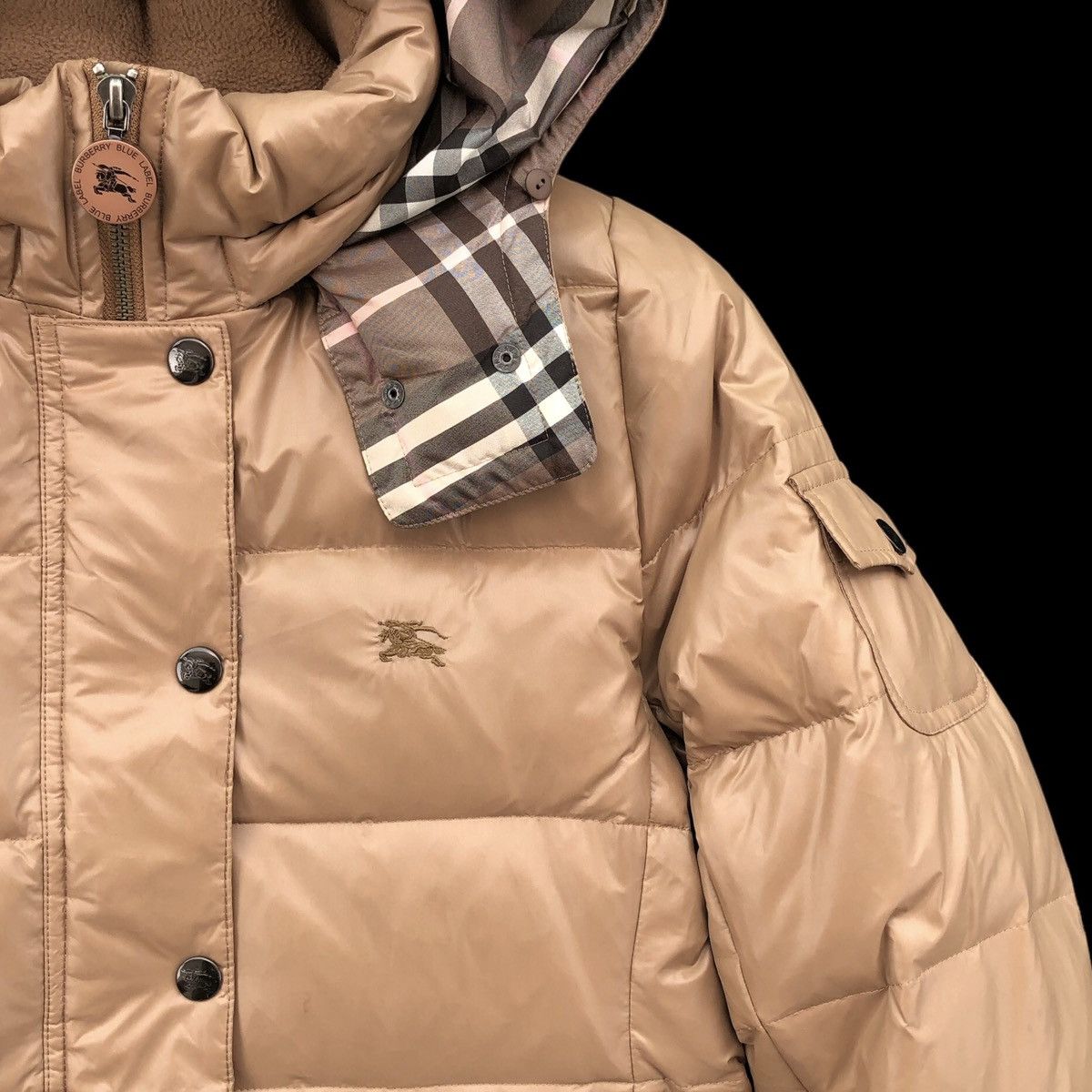 Burberry Burberry Blue Label Raccon Down Puffer Jacket Remove Hoodie Size S / US 4 / IT 40 - 4 Thumbnail