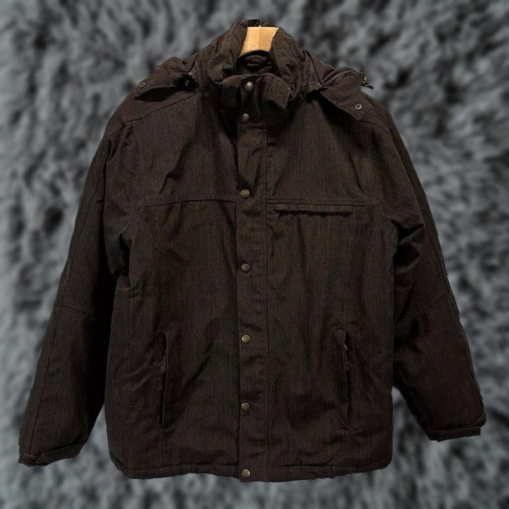Lands' End Lands' End Parka Jacket Ski Hooded Brown Men M 38 40 Regular Sz Medium Coat Coat / Jacket Size US M / EU 48-50 / 2 - 1 Thumbnail