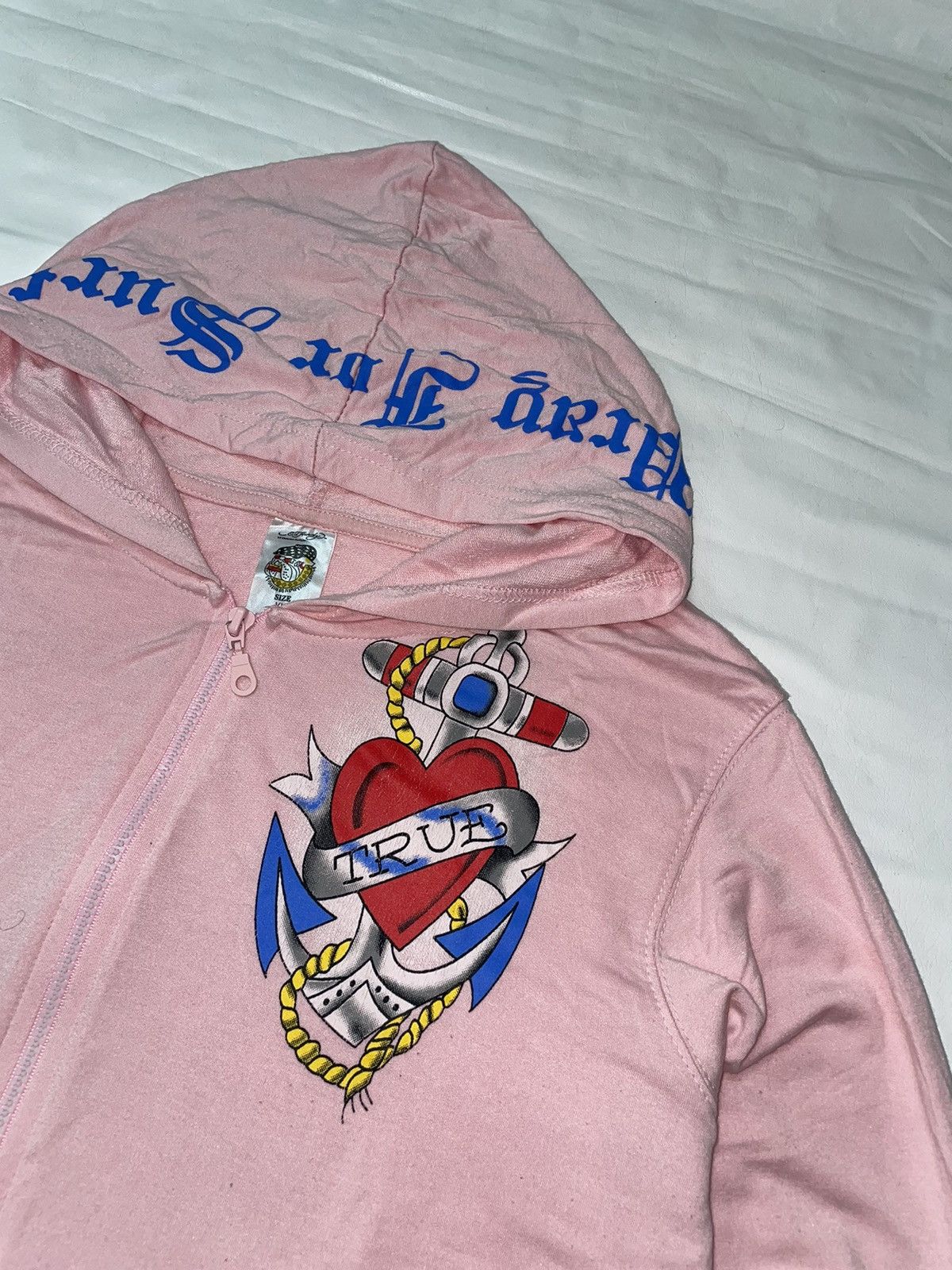 Ed Hardy × Japanese Brand Ed Hardy Japanese streetwear zip hoodie Size L / US 10 / IT 46 - 7 Thumbnail