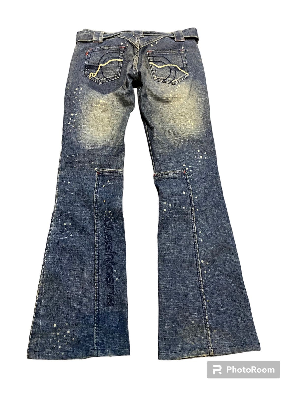 Hysteric Glamour Flare jeans Clash painted boot cut Size 28" / US 6 / IT 42 - 2 Thumbnail